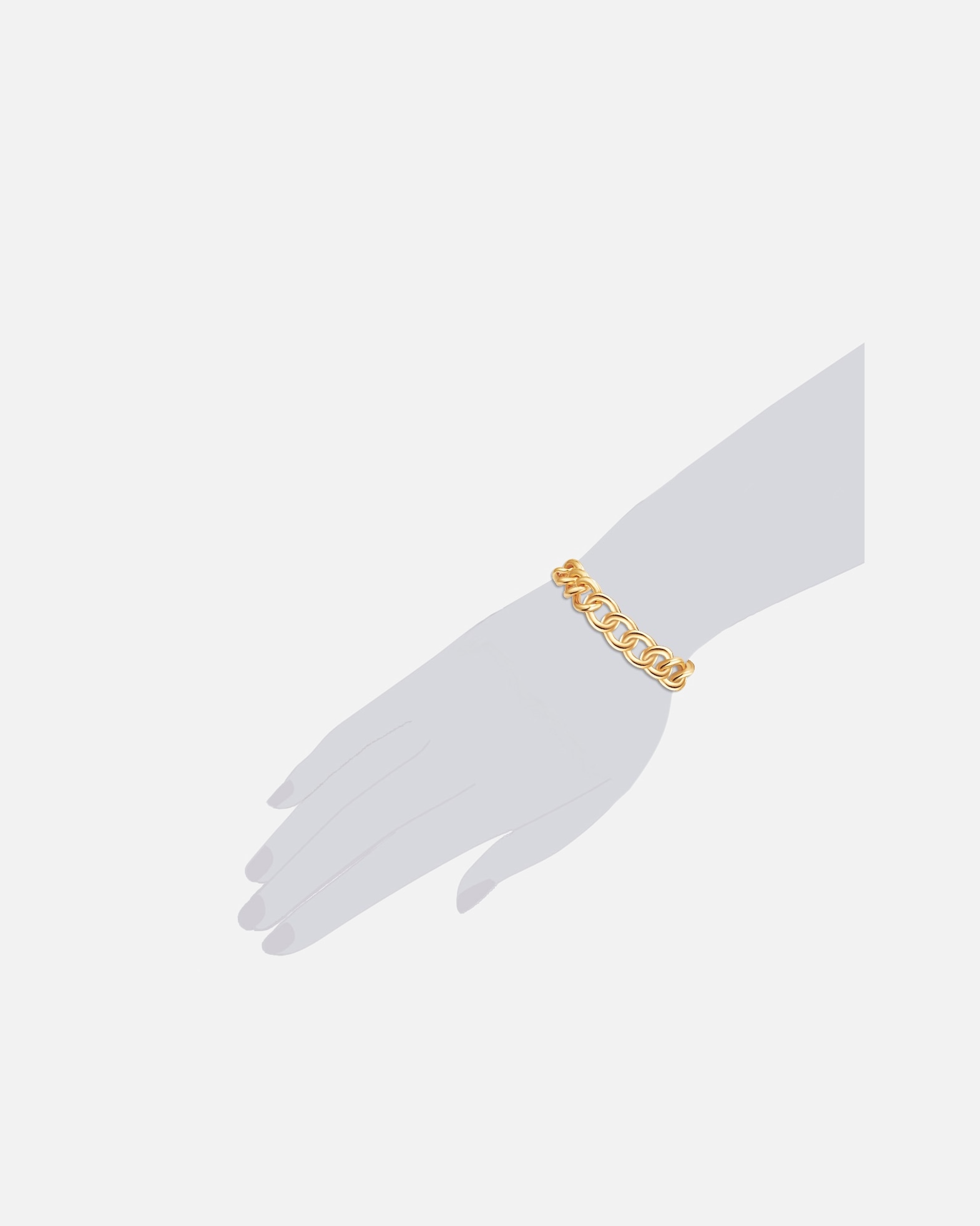 Bracelet for FemmeLulu & JaneBracelet Alliage de fer en Or jaune21,0 cm