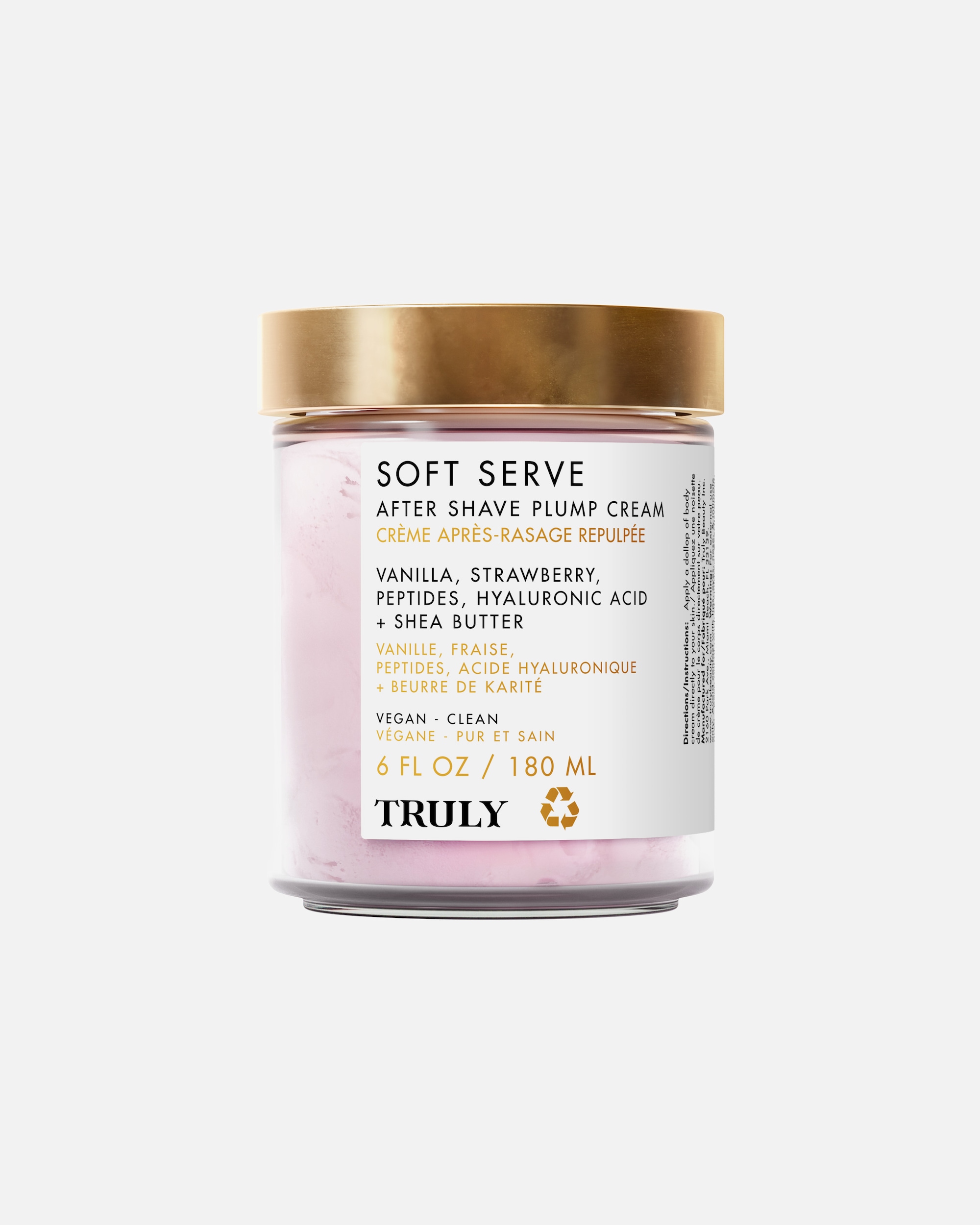 Rasurbalsam für Unisex Truly Beauty Default Brand Line Soft Serve After Shave Plumping Cream 180 ml
