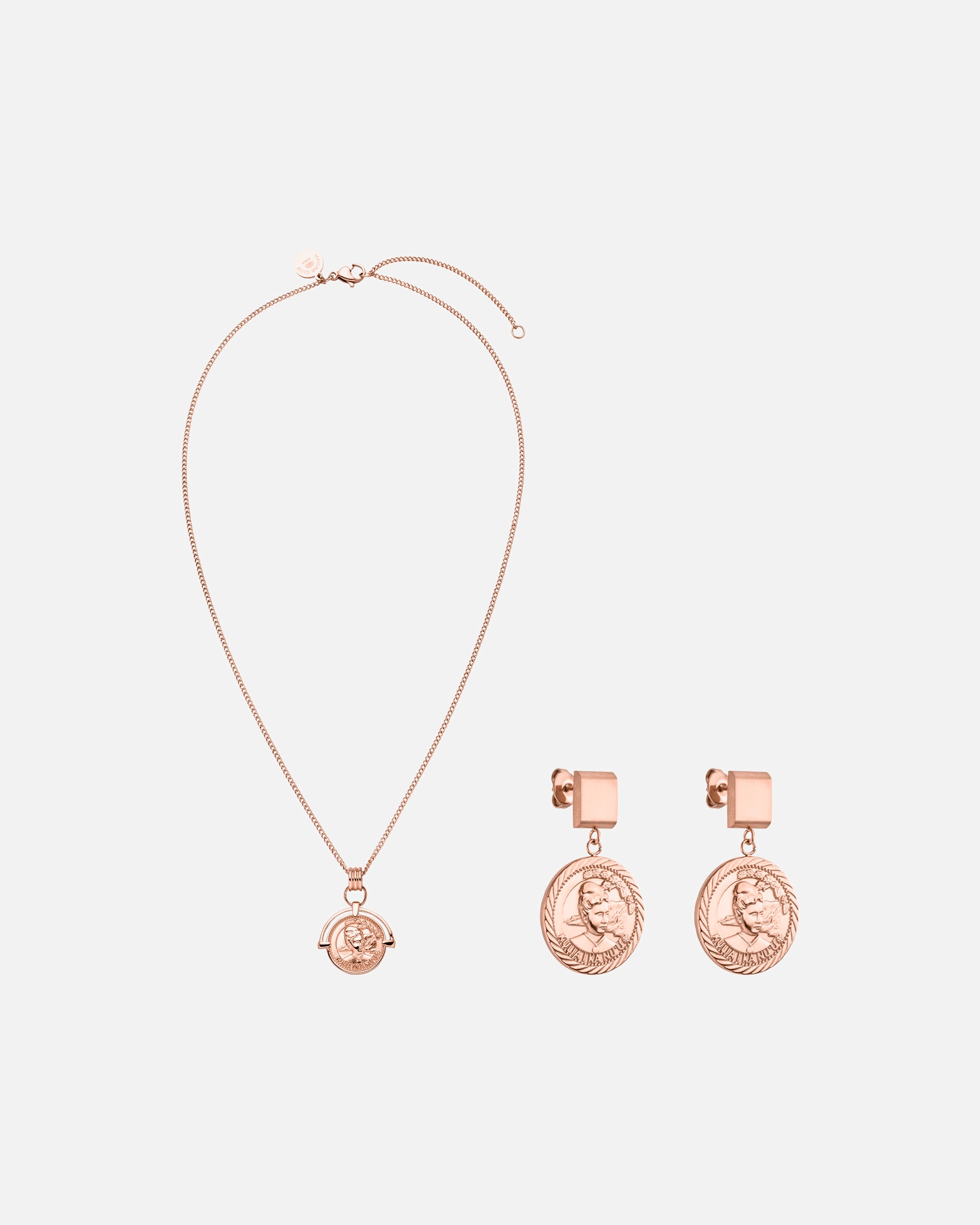 Schmuckset für Weiblich Purelei Mahina Club Lei Edition Schmuckset 100% Edelstahl Rosegold