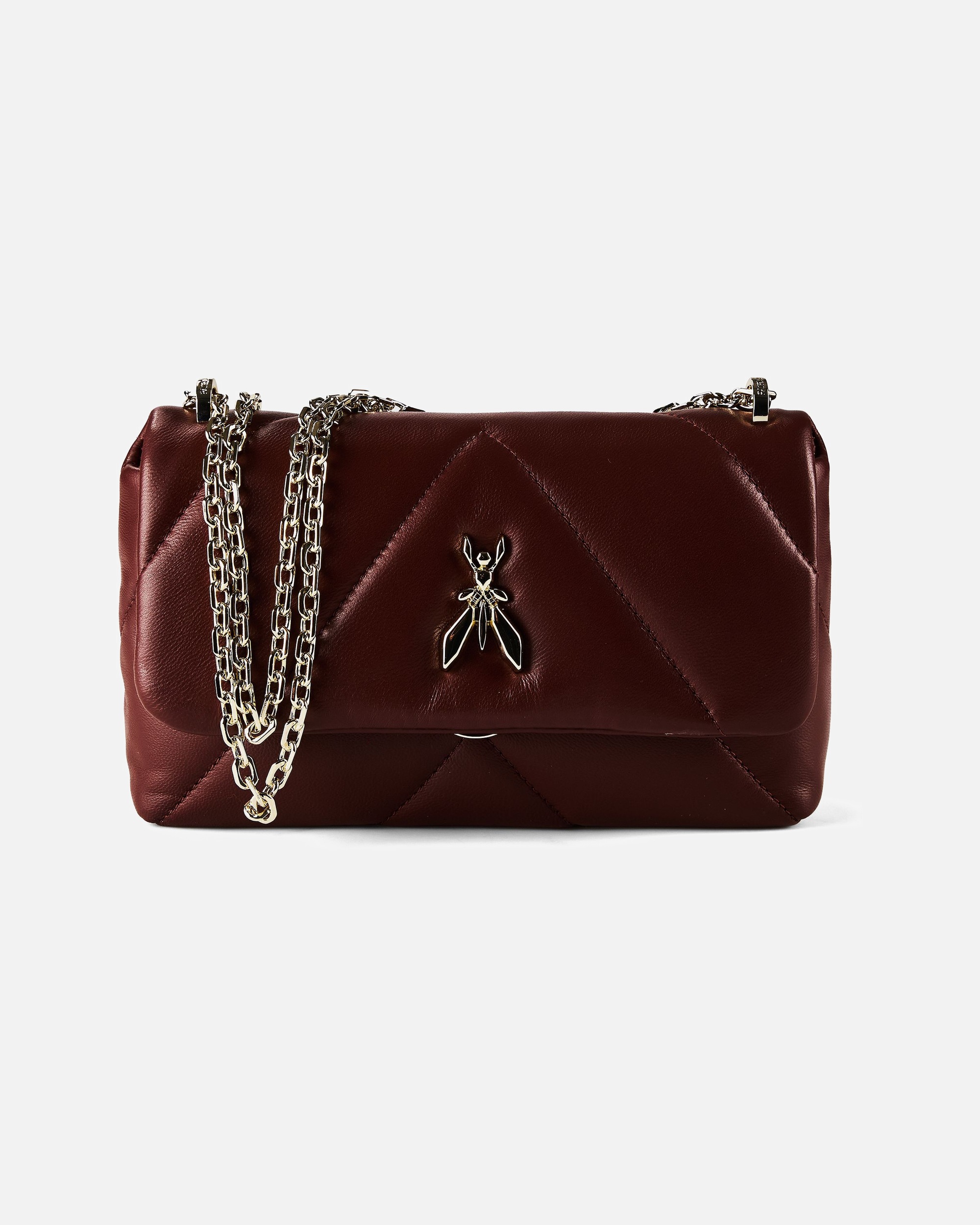 Umhängetasche für Weiblich Patrizia Pepe Fly Padded Umhängetasche hot brown