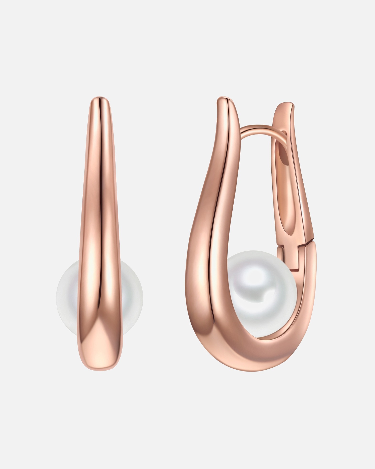 Créoles for FemmeBoucles d´oreilles en Alliage de fer en Or rose22,1 mm