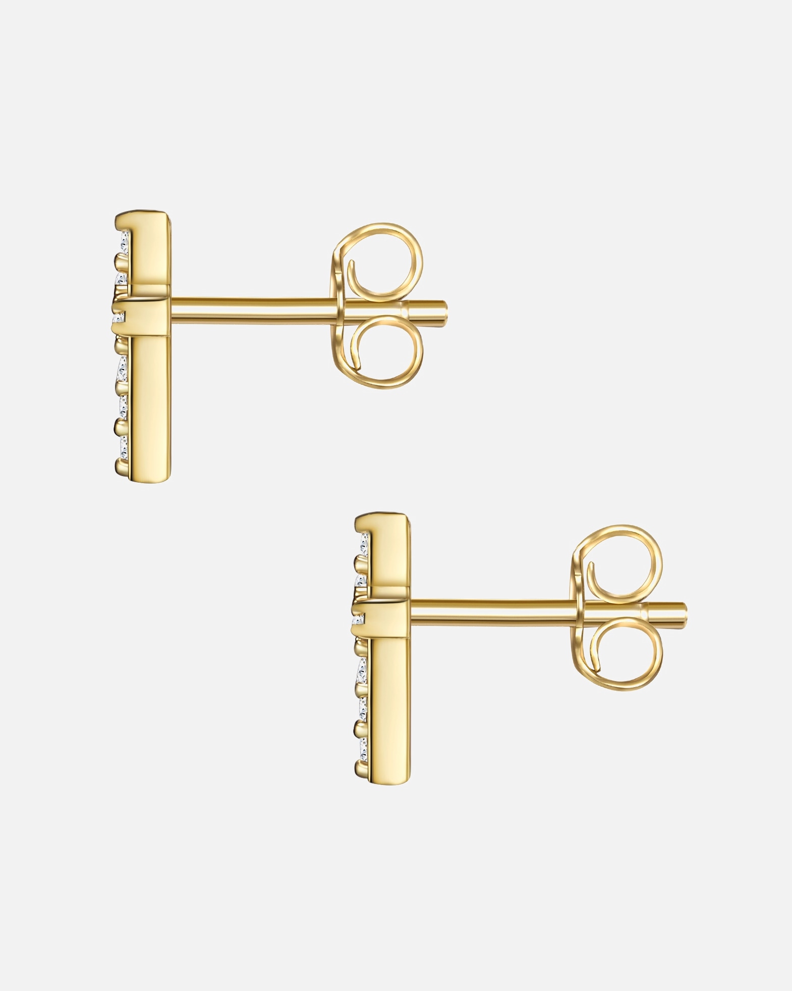 Boucle d'oreilles for FemmeGlanzstücke MünchenPuces d'oreilles en argent Croix Argent sterling Topaze en Or jaune7,9 mm