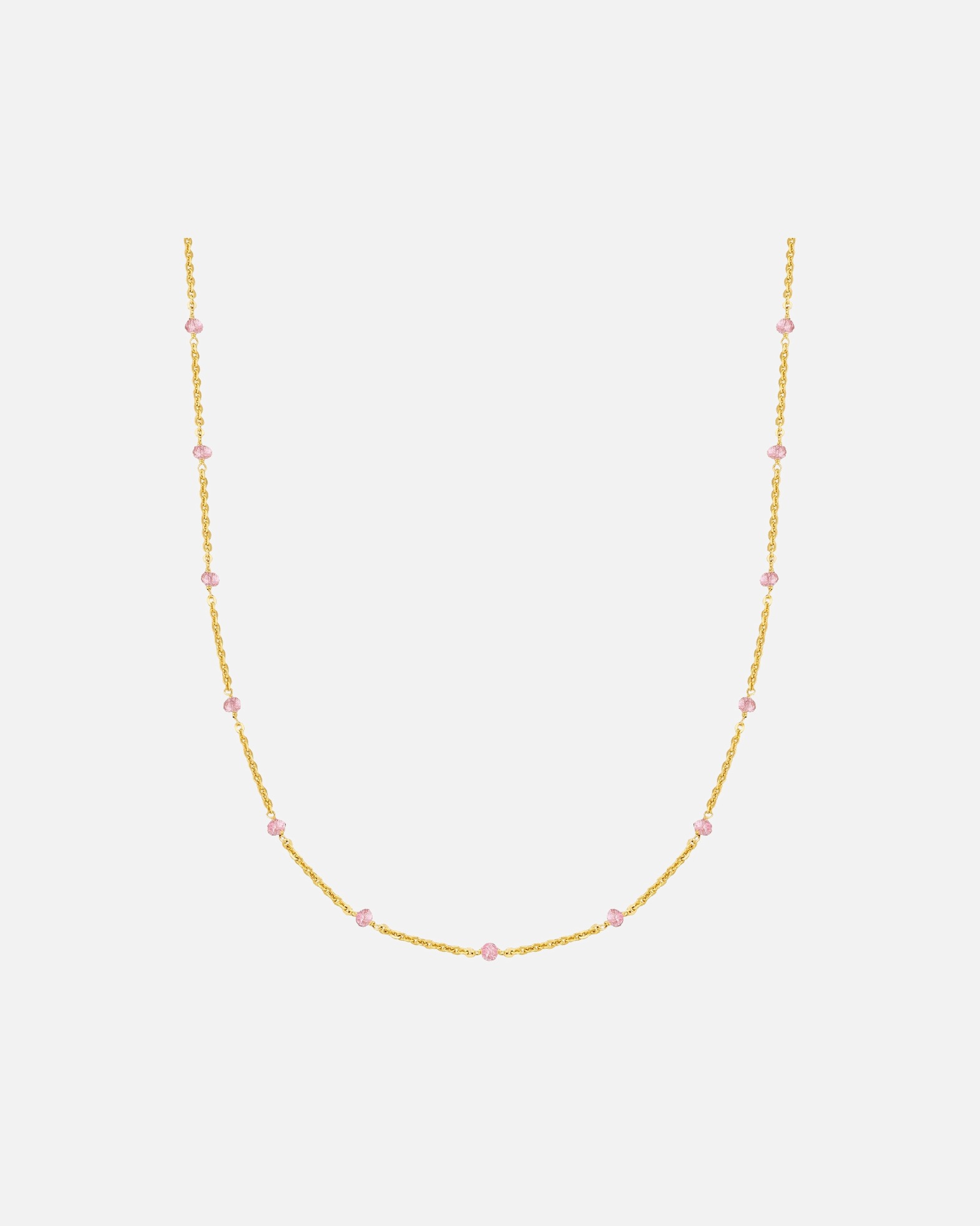 Collier for FemmeChaîne en Argent sterling en Or jaune40,0 cm Basiskette + 5,0 cm Verlängerung