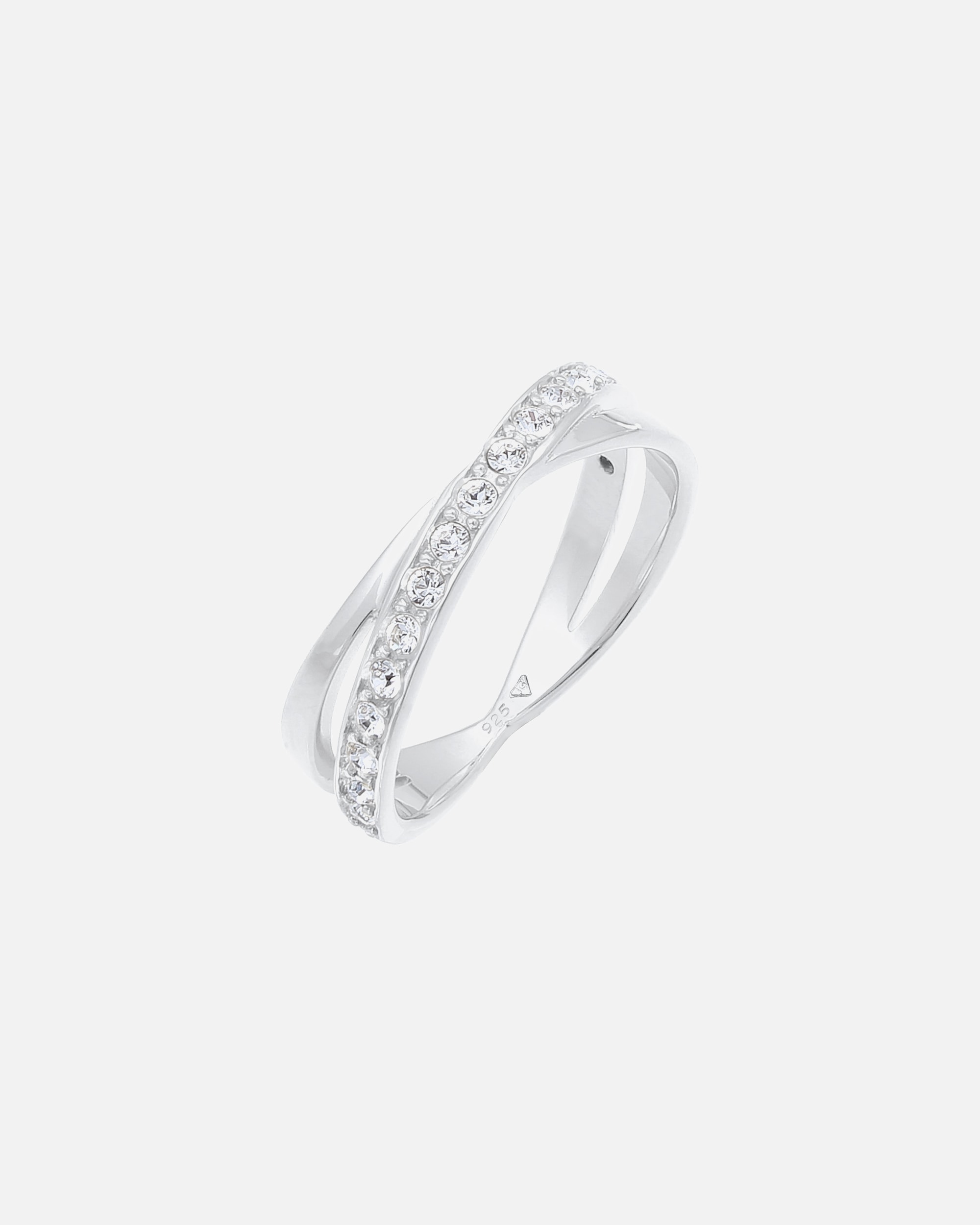 Ring für Weiblich Elli Edel 925 Silber, mit Kristallen von Swarovski® 52