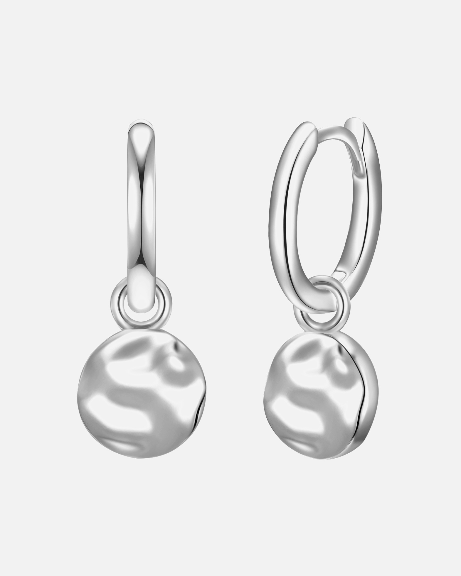 Créoles for FemmeCréoles en argent Cercle Argent sterling en Argent9,7 mm