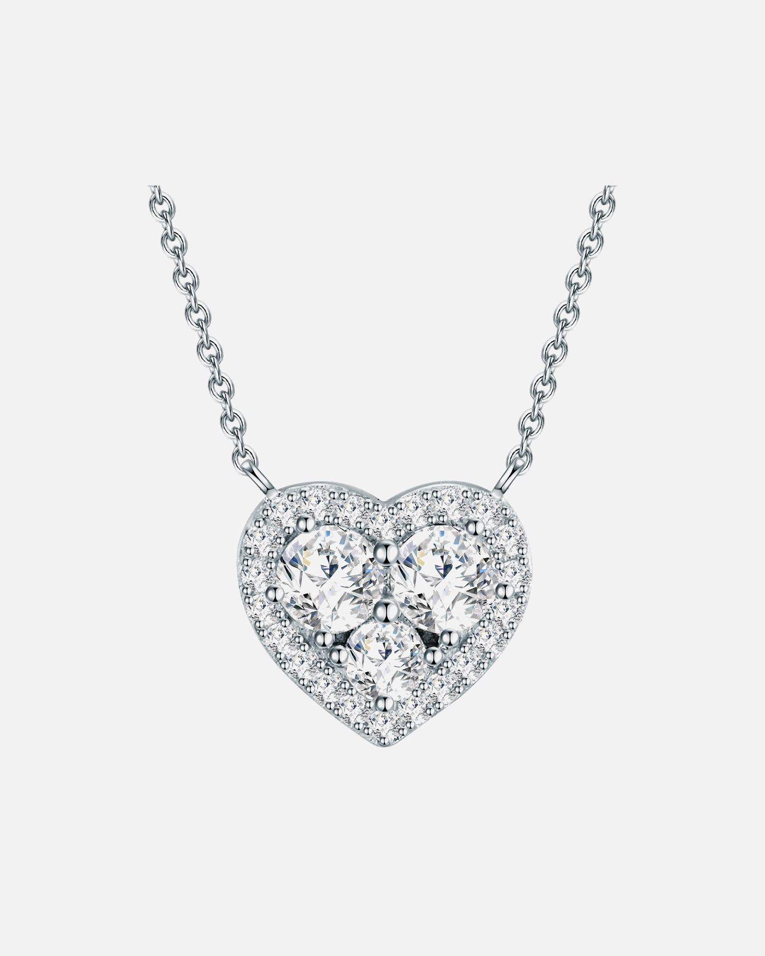 Collier for FemmeCollier en argent Argent sterling Oxyde de zirconium (CZ) en Argent40,0 cm Basiskette + 5,0 cm Verlängerung