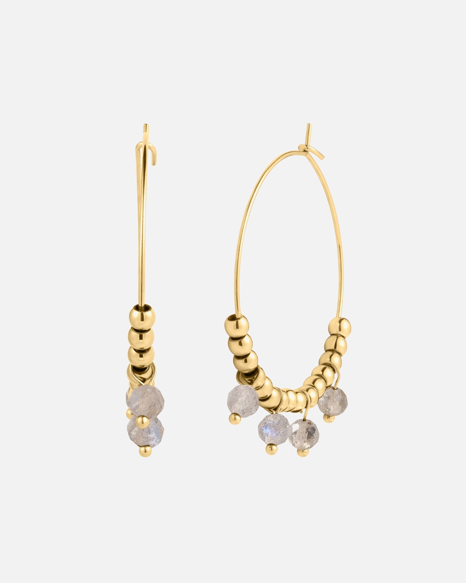 Créoles for FemmeEASTSIDEBoucles d´oreilles en Acier inoxydable en Or jaune37,1 mm