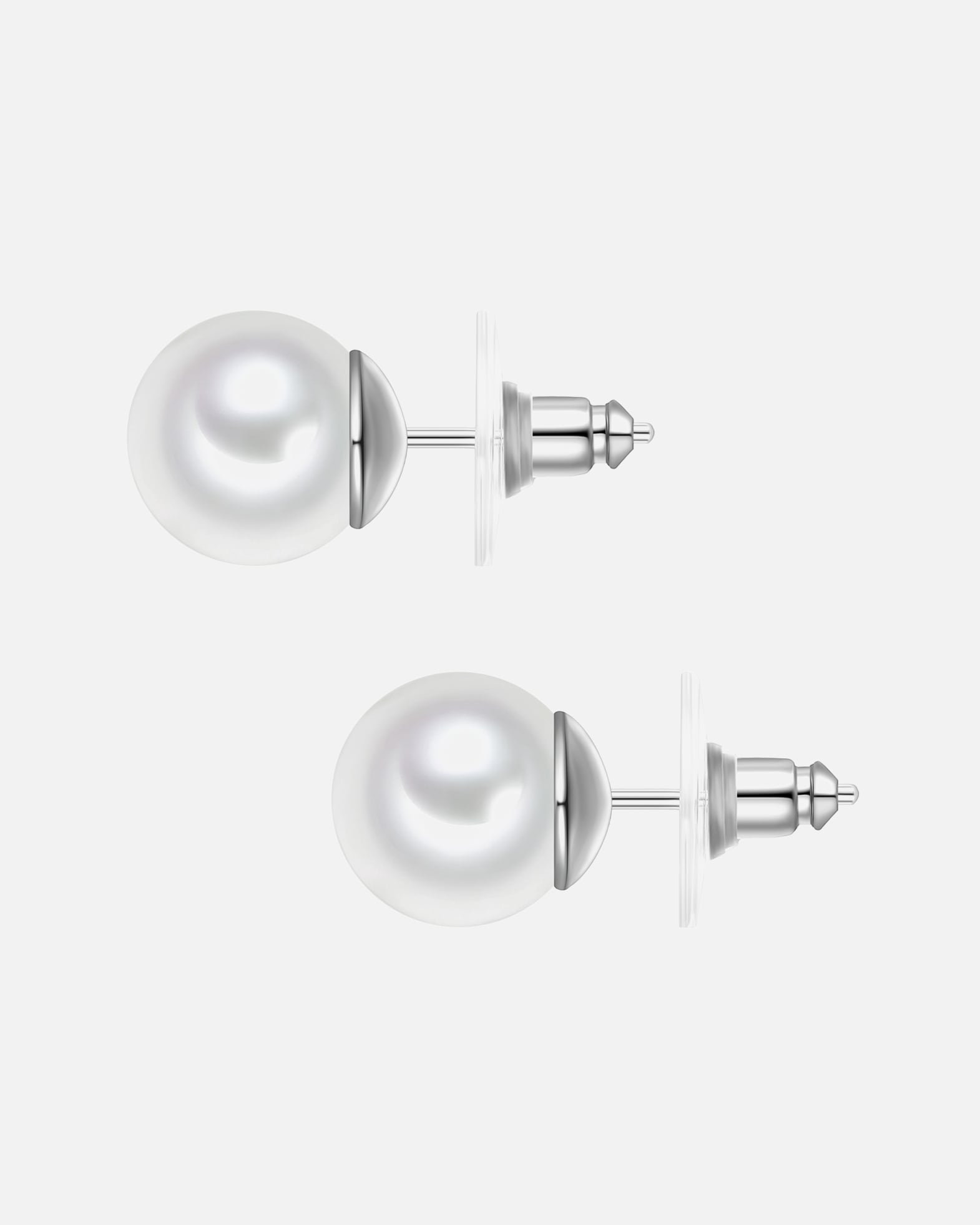 Boucle d'oreilles for FemmeYokoamiiBoucles d´oreilles en Alliage de fer en Argent11,8 mm