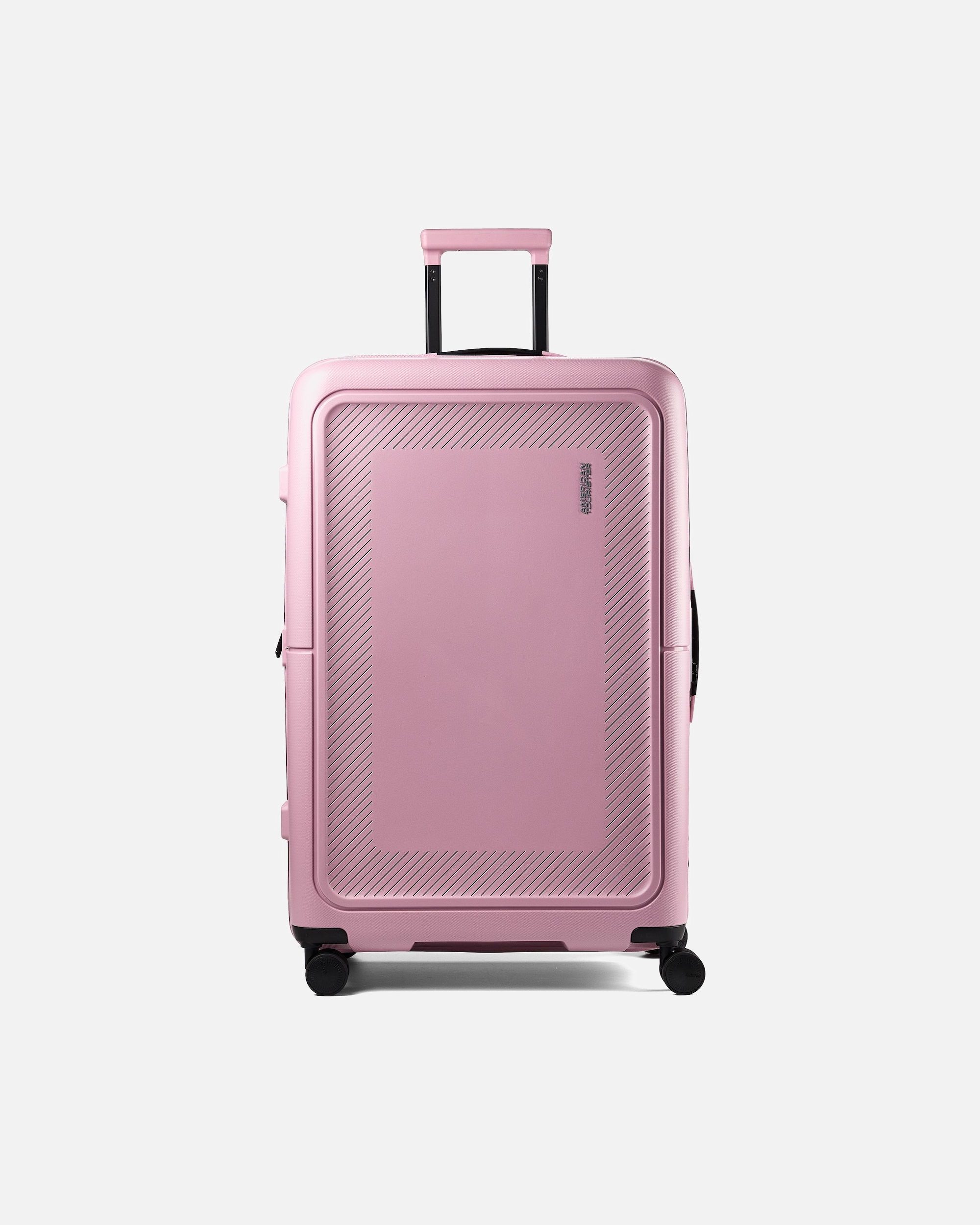 Trolley für Männlich American Tourister Dashpop 4 Rollen Trolley 77 cm mit Dehnfalte lilas pink