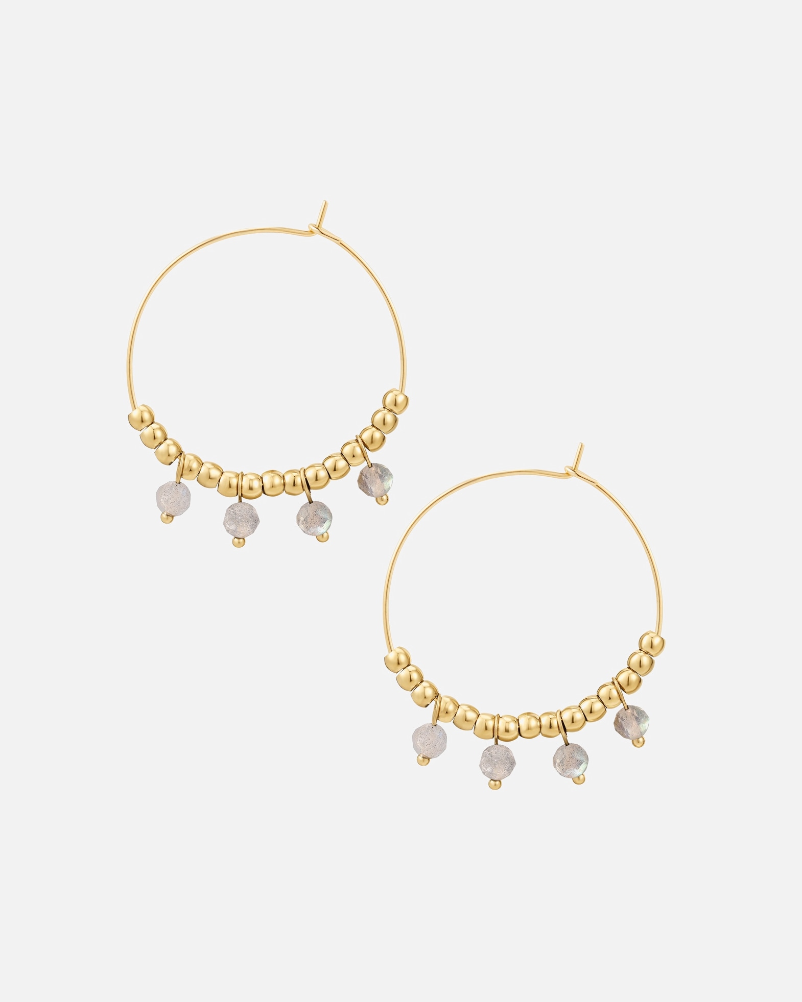 Créoles for FemmeEASTSIDEBoucles d´oreilles en Acier inoxydable en Or jaune37,1 mm