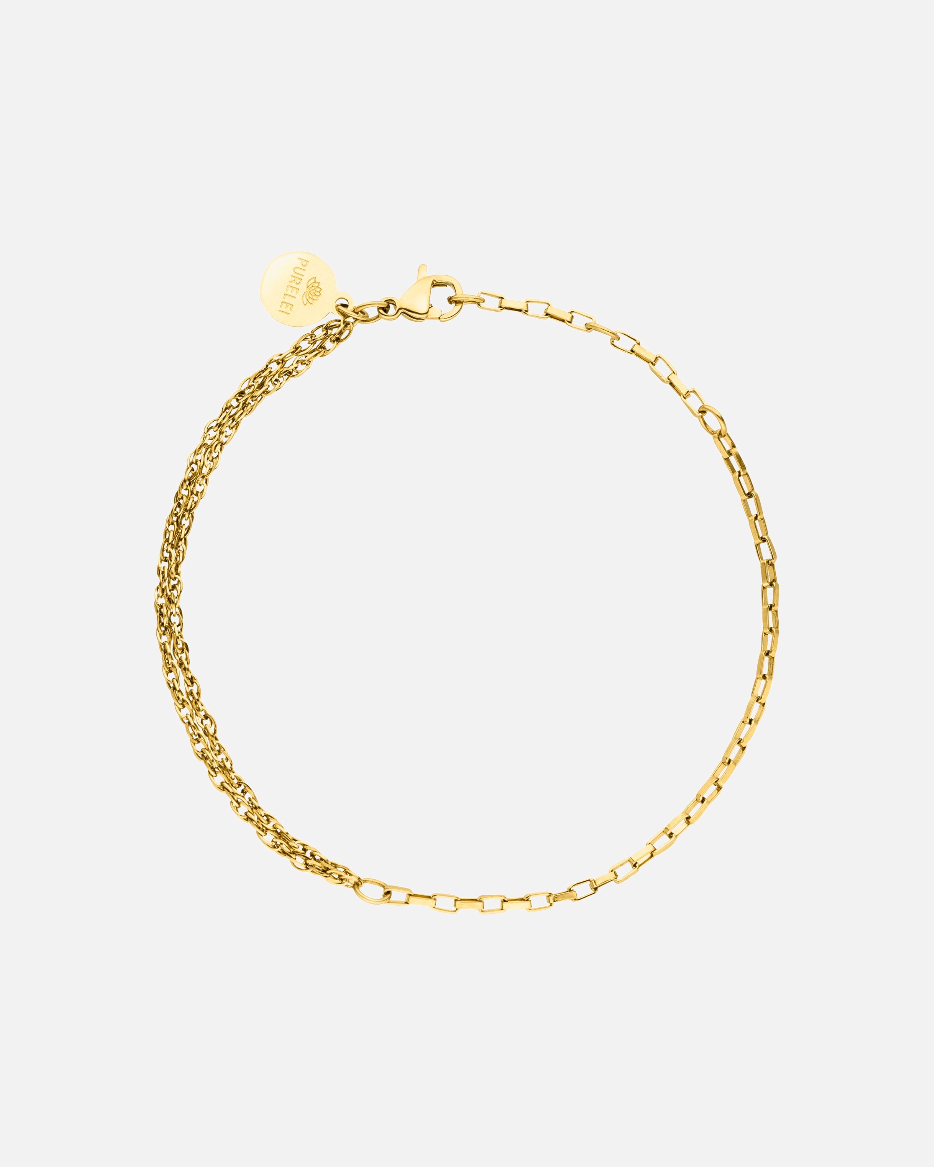 Bracelet for FemmePureleiKumu O Mix Bracelet 100% acier inoxydableOr