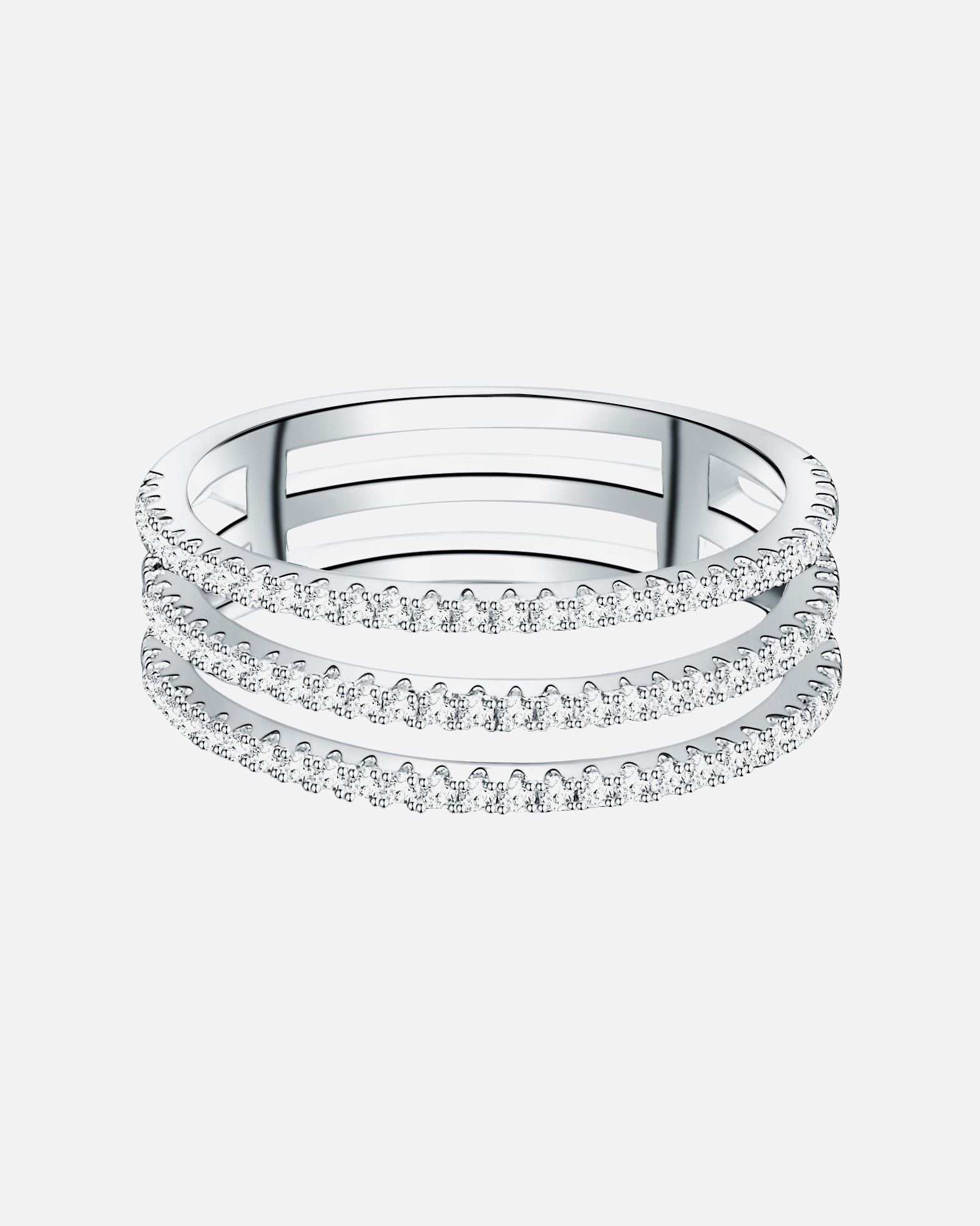 Bague for FemmeBague en argent Argent sterling Oxyde de zirconium (CZ) en Argent56