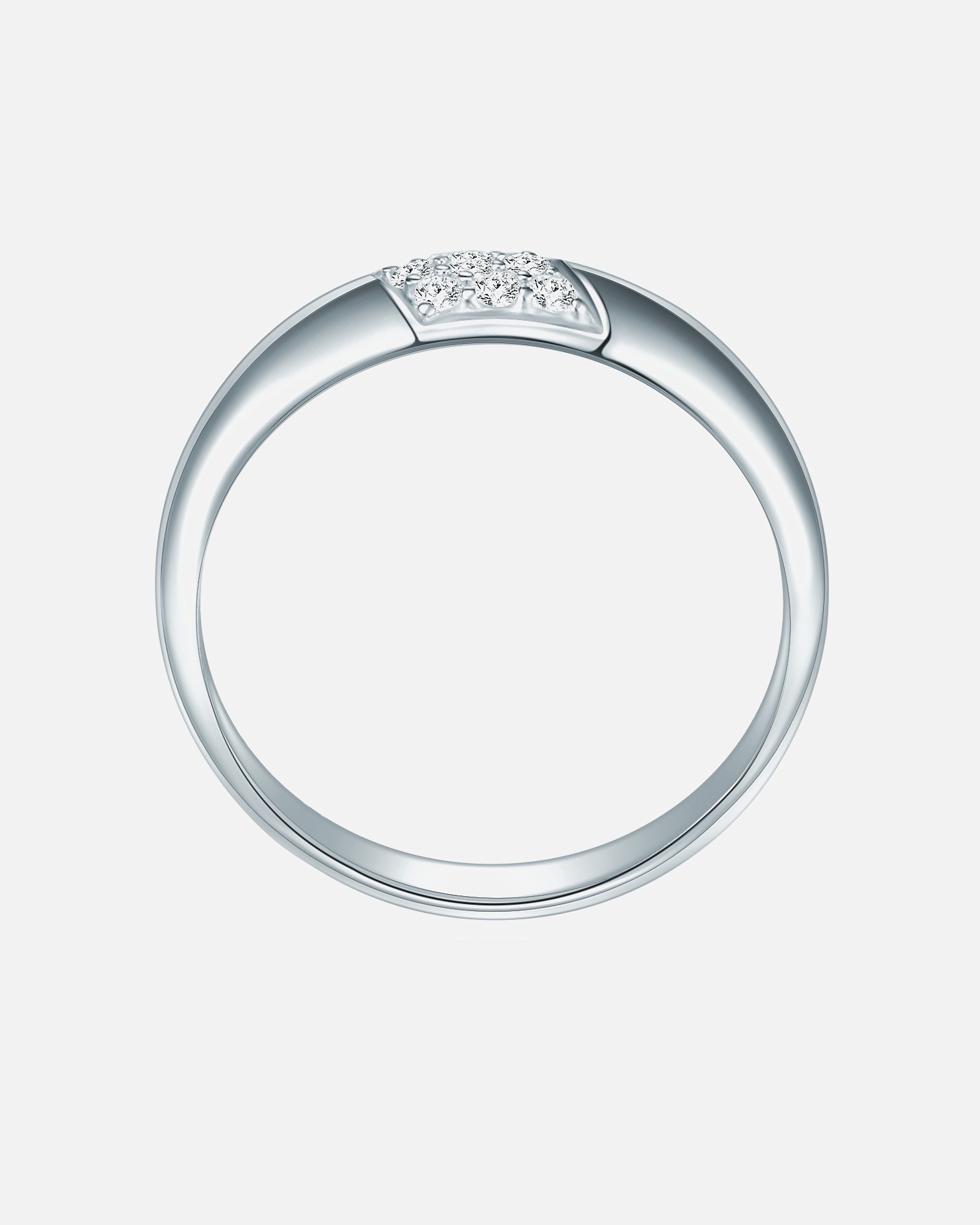 Bague for FemmeRafaela DonataBague en argent Argent sterling Oxyde de zirconium (CZ) en Argent54