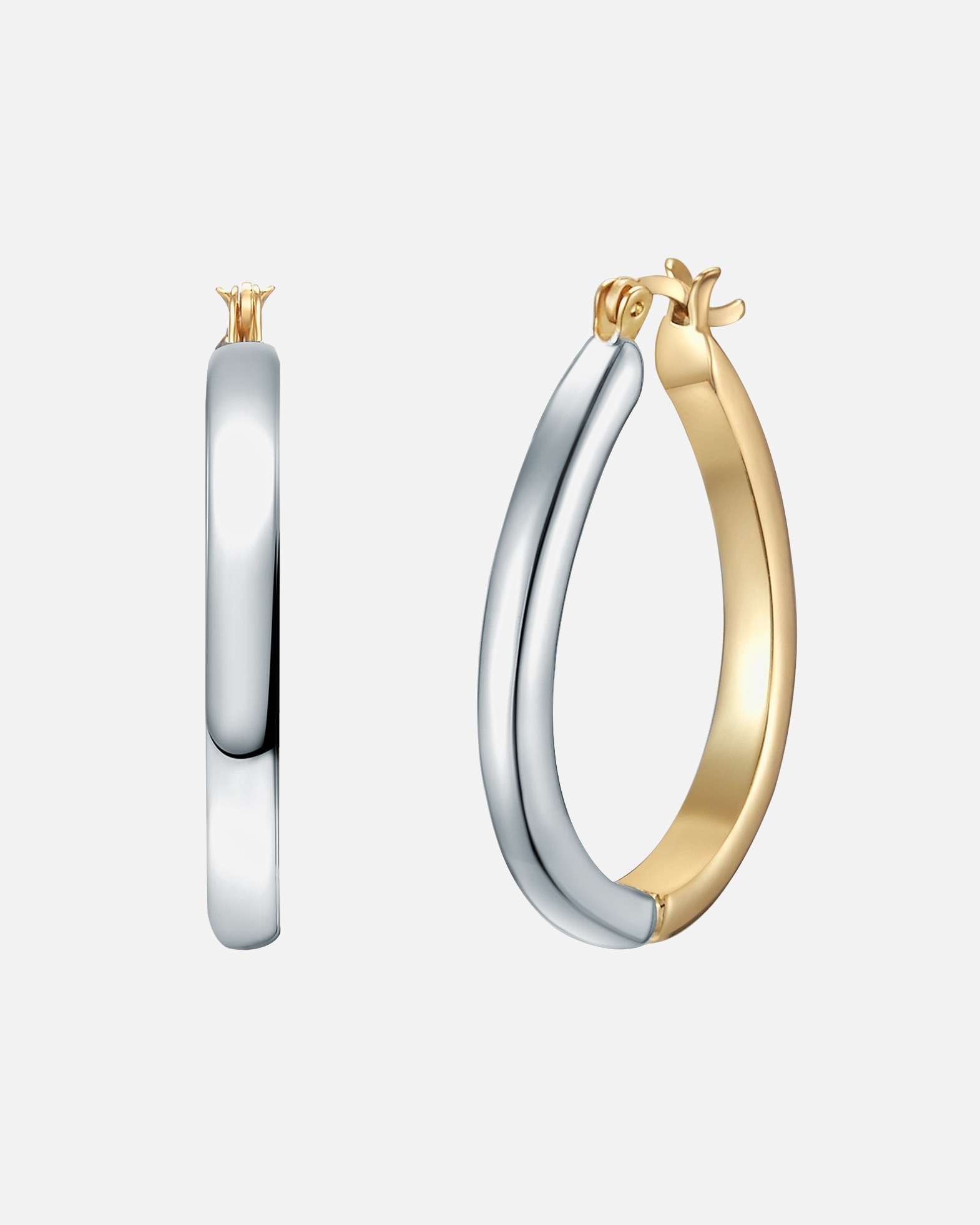 Créoles for FemmeCréoles tendance Métal en Or jaune36,0 mm