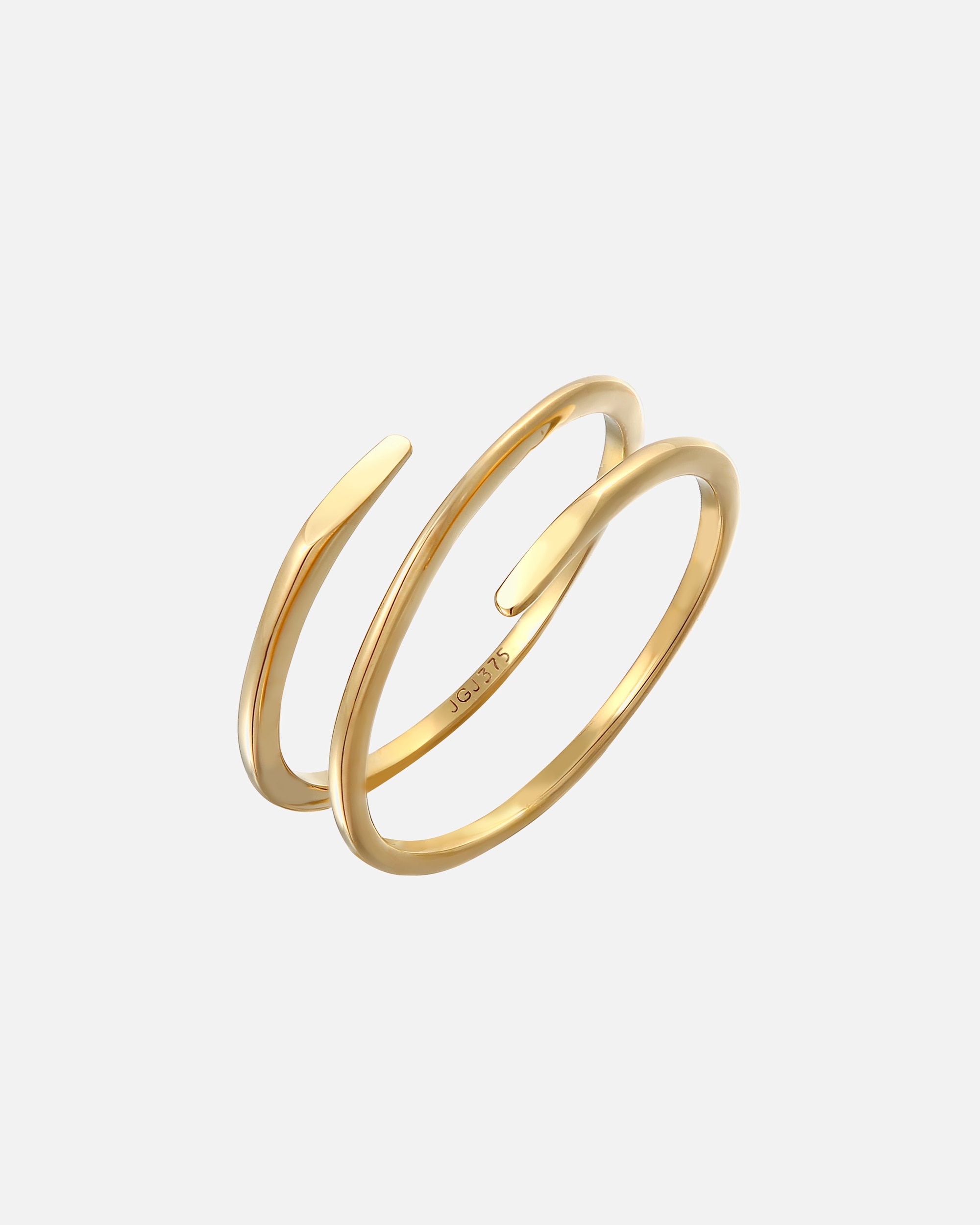 Bague for FemmeElli PREMIUMFemmes Basique Fin Enroulé en Or Jaune 37554