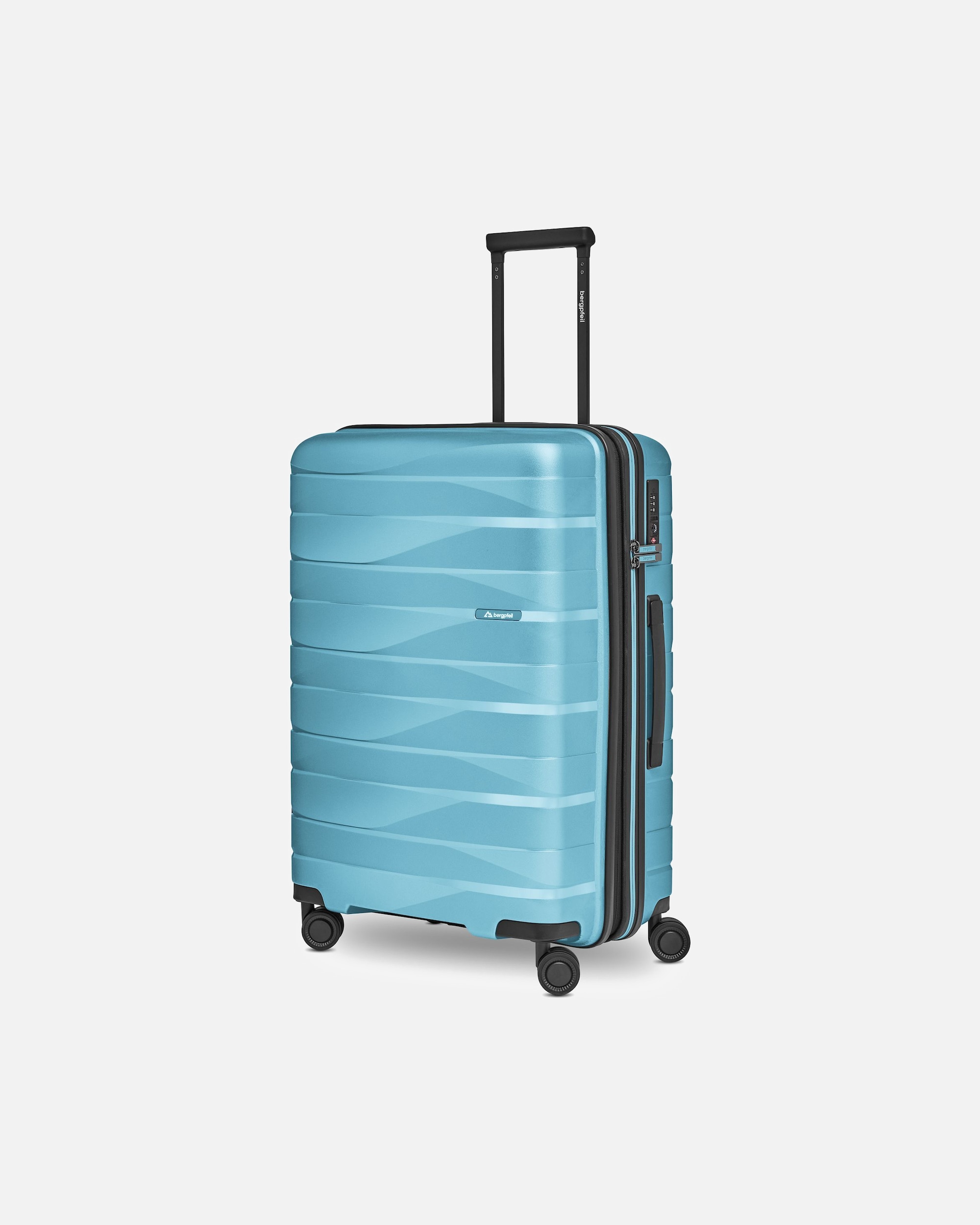 Valise for HommebergpfeilDefault Brand LineTravel 4 roues Valise cabine M 66 cm '"avec soufflet d''extension"'glacier blue metallic
