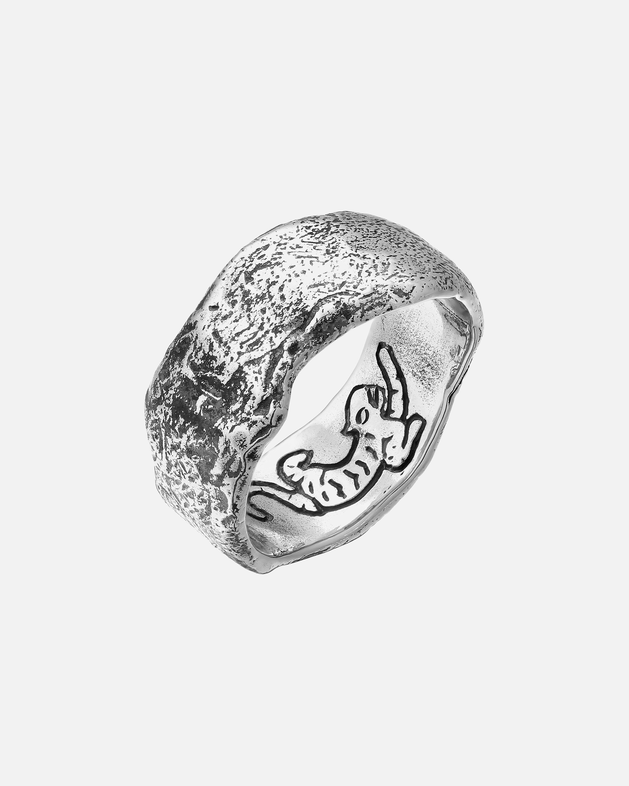 Ring für Männlich Haze & Glory Default Brand Line Bandring - El Tigre Small 925 Silber 64