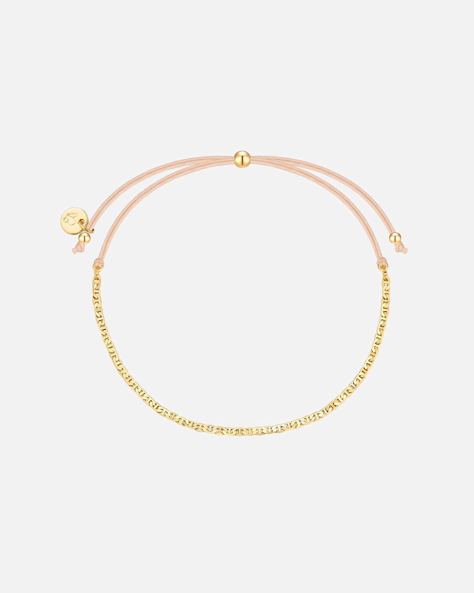 Bracelet for FemmeBracelet en argent sterling en or jaune15,0 - 22,0 cm, flexibel einstellbar