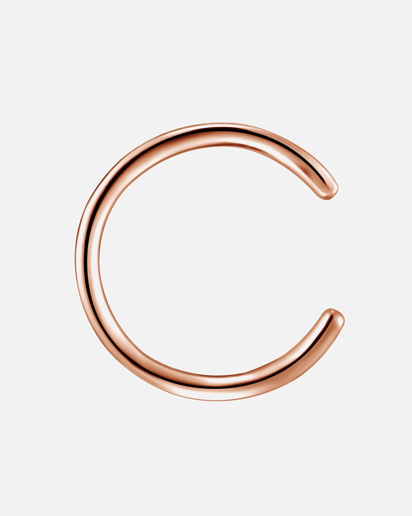 Boucles d'oreilles Ear Cuff for FemmeGlanzstücke MünchenManchette d'oreille en argent Argent sterling en Or rose13,0 mm