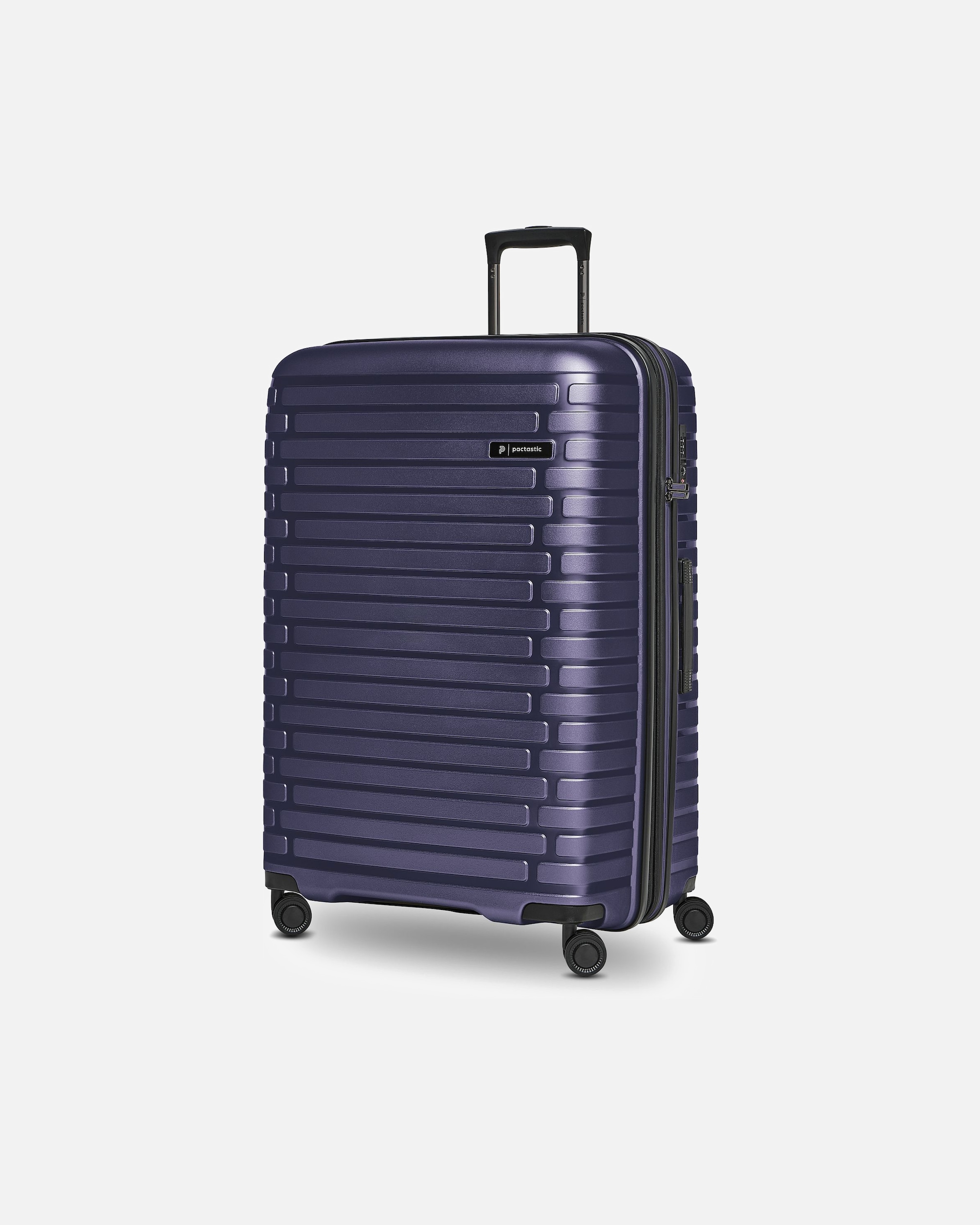 Valise trolley for HommePactasticCollection 04 THE LARGE + 4 roues Valise cabine L 75 cm '"avec soufflet d''extension"'purple-metallic