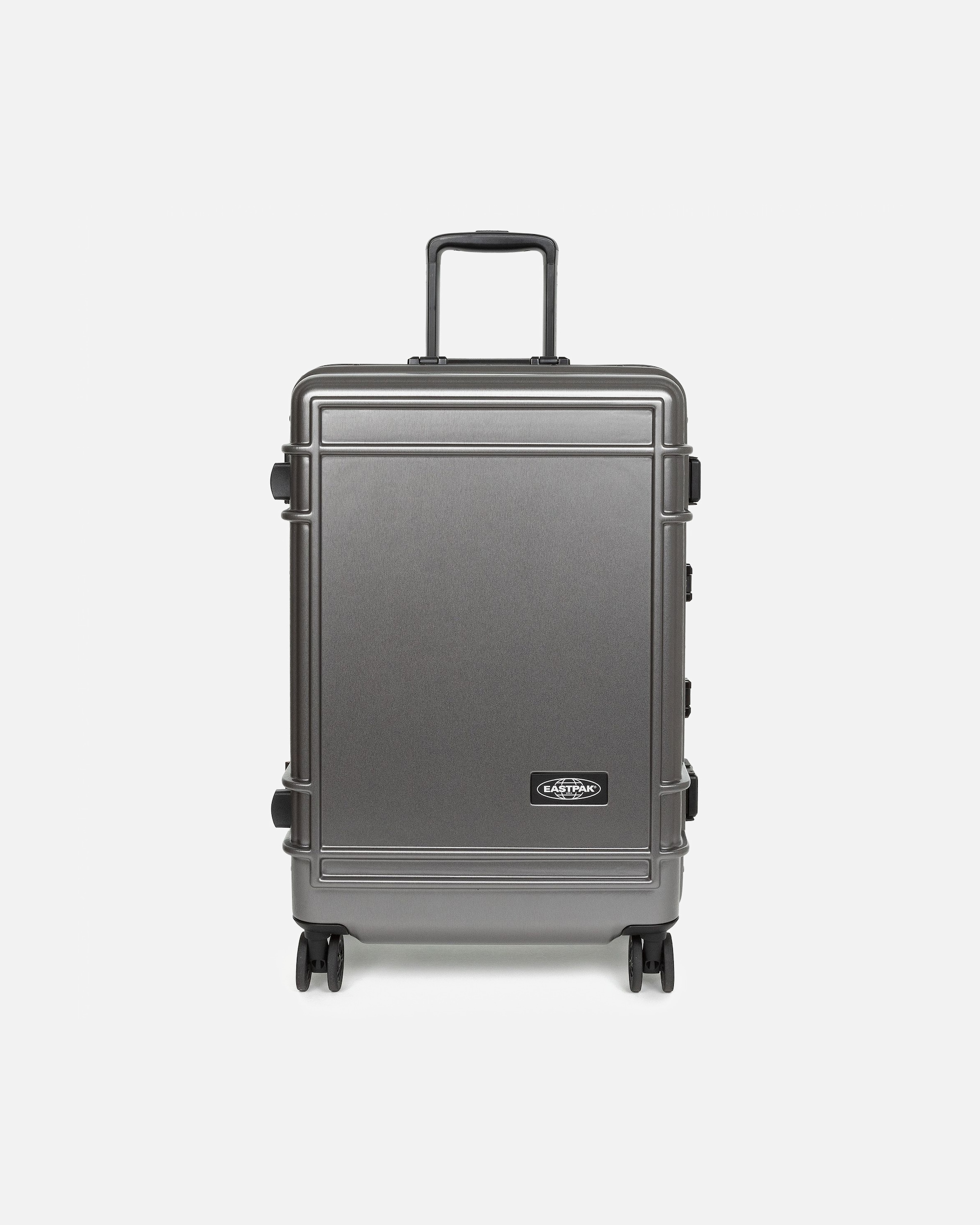 Valise trolley for HommeEastpakResist'r Case 4 roulettes Trolley L 78 cmbrushed metal