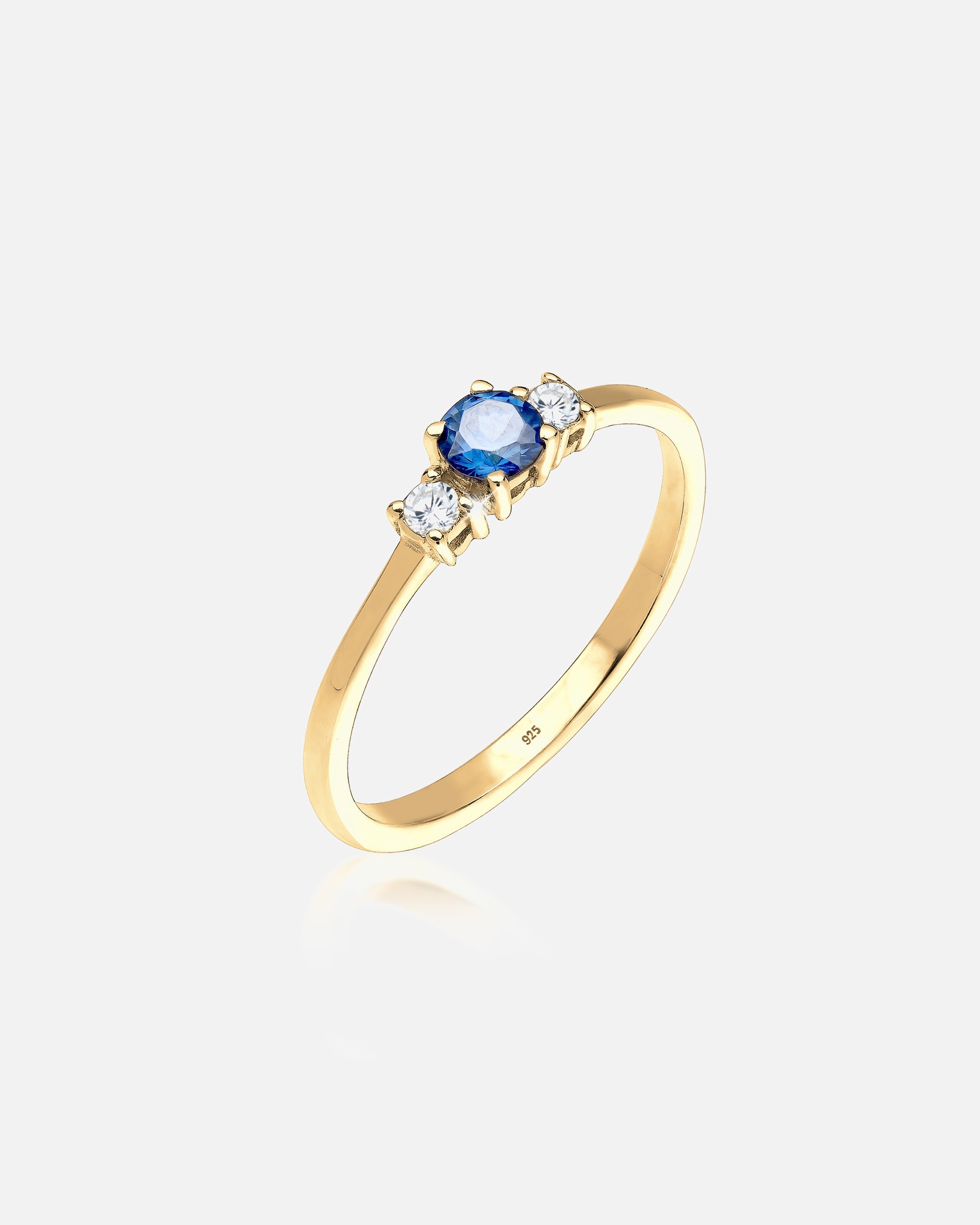 Ring für Weiblich Elli Verlobungsring Zirkonia 925 Sterling Silber 58