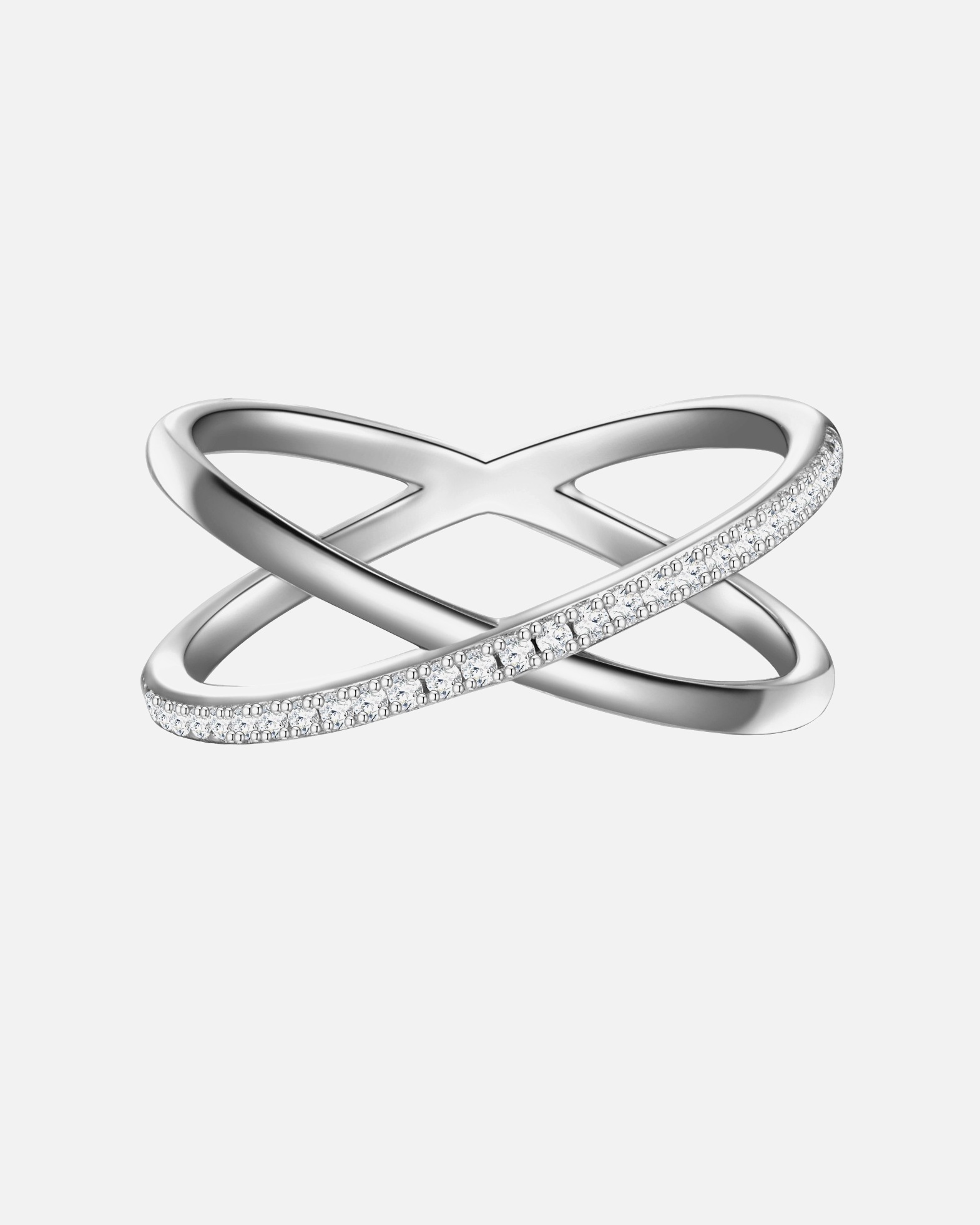 Bague for FemmeBague en argent Argent sterling Oxyde de zirconium (CZ) en Argent58