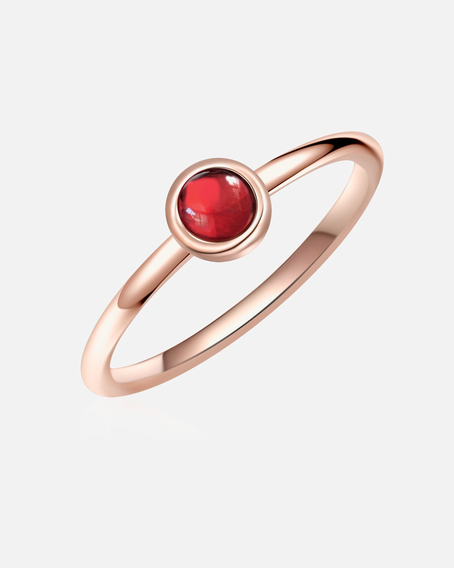 Bague for FemmeGlanzstücke MünchenBague en argent Argent sterling Grenat en Or rose50