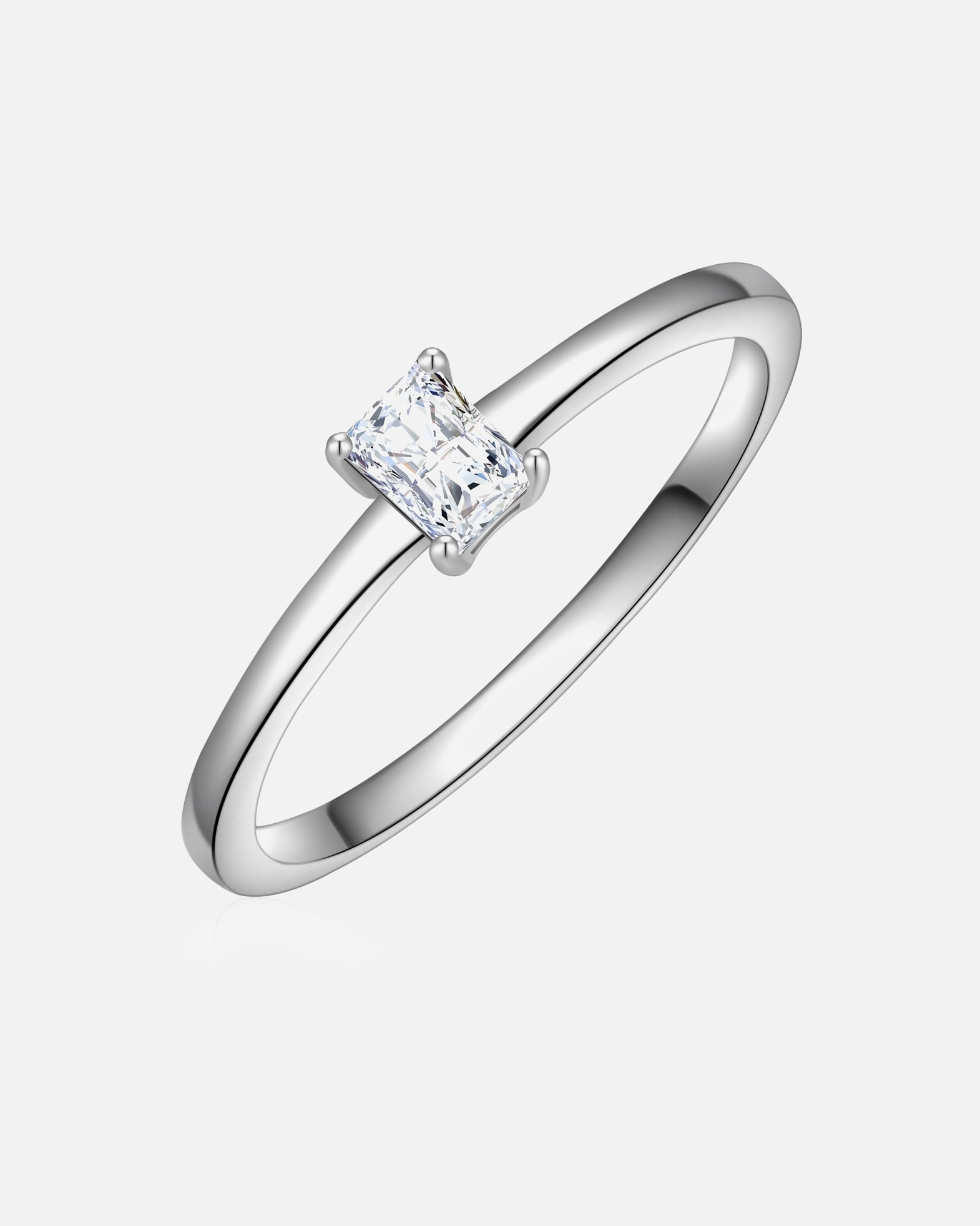 Bague for FemmeTrilaniBague en Argent Sterling en argent avec Zirconium52