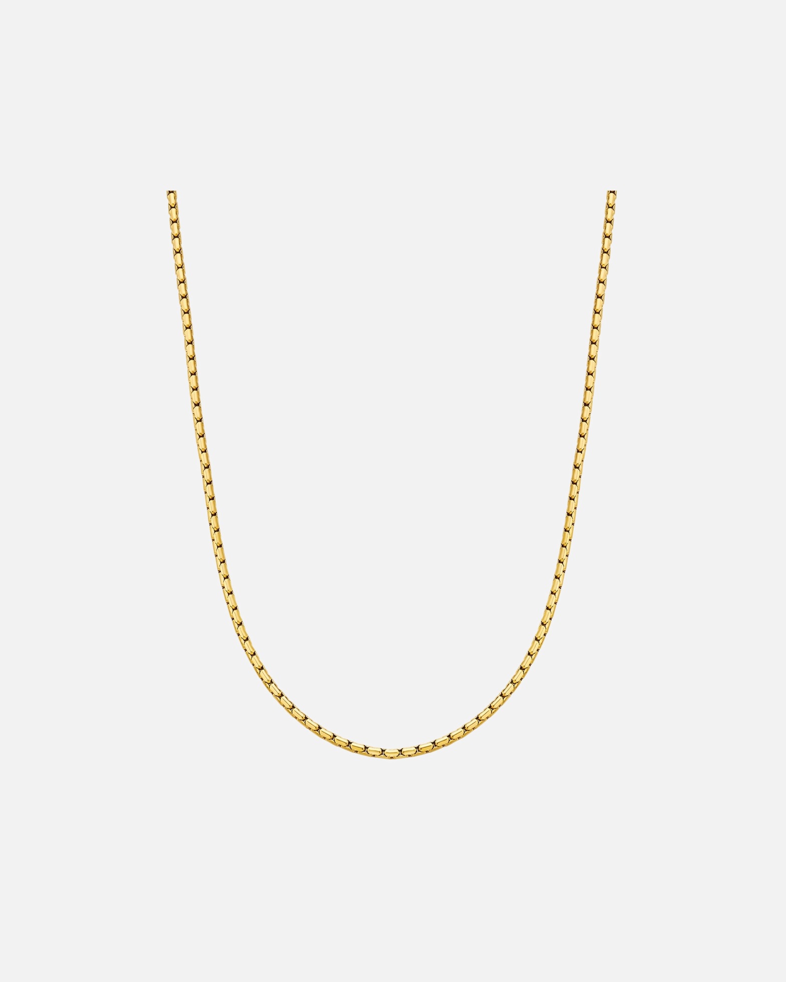 Collier for HommeCollier en acier inoxydable en doré50 cm