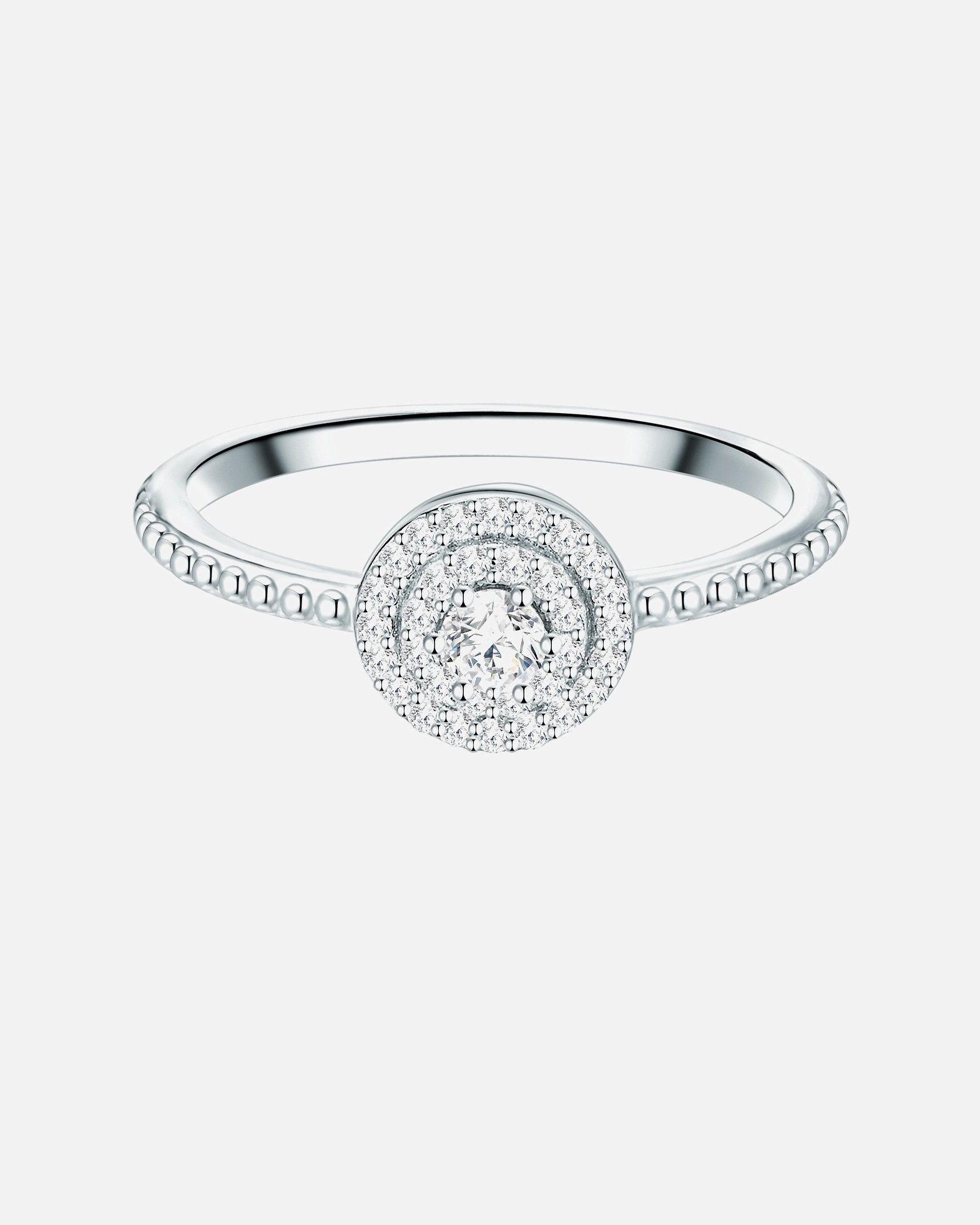 Bague for FemmeBague en argent Argent sterling Oxyde de zirconium (CZ) en Argent54