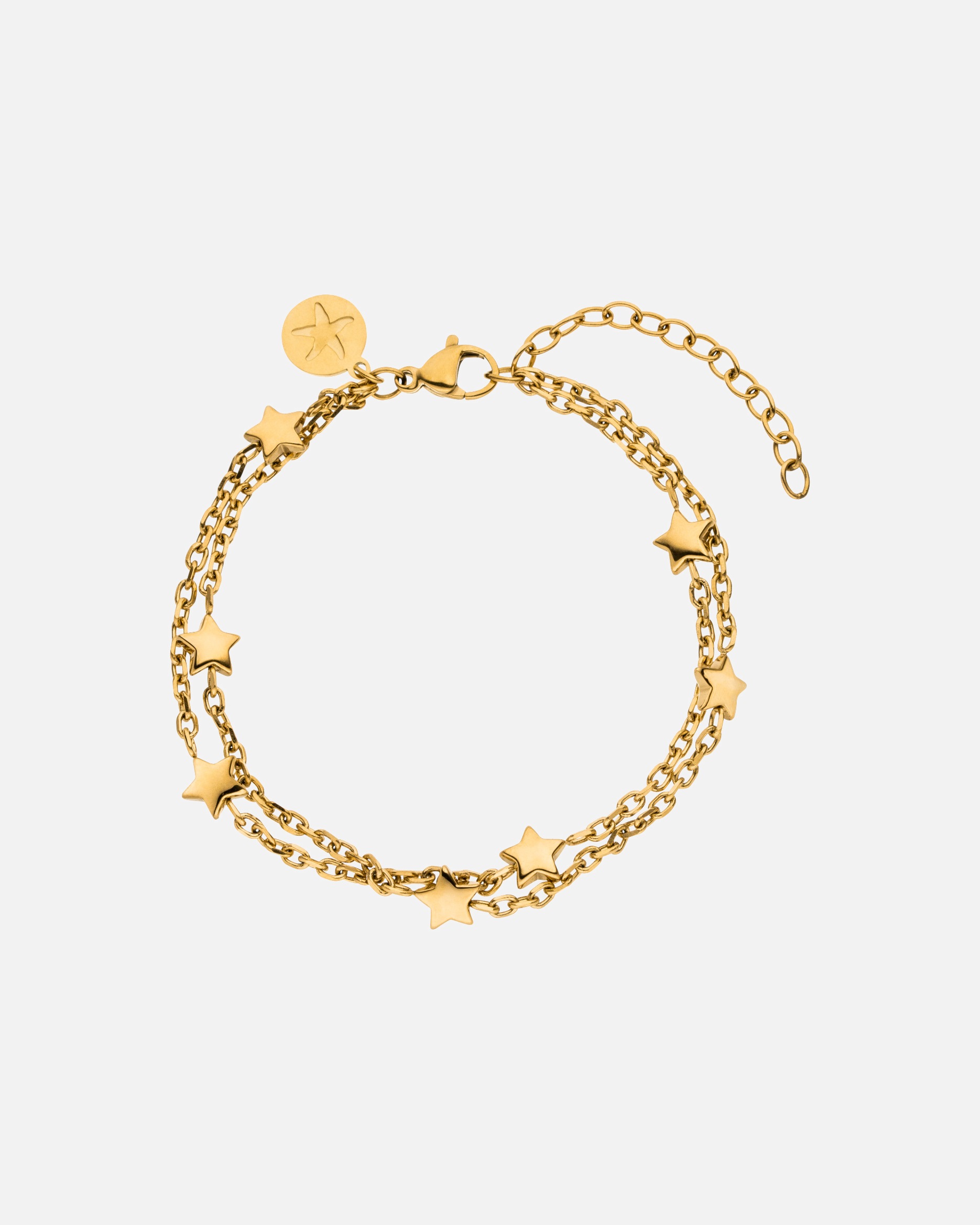 Armband für Unisex Purelei Star Armband 100% Edelstahl 16–20 cm