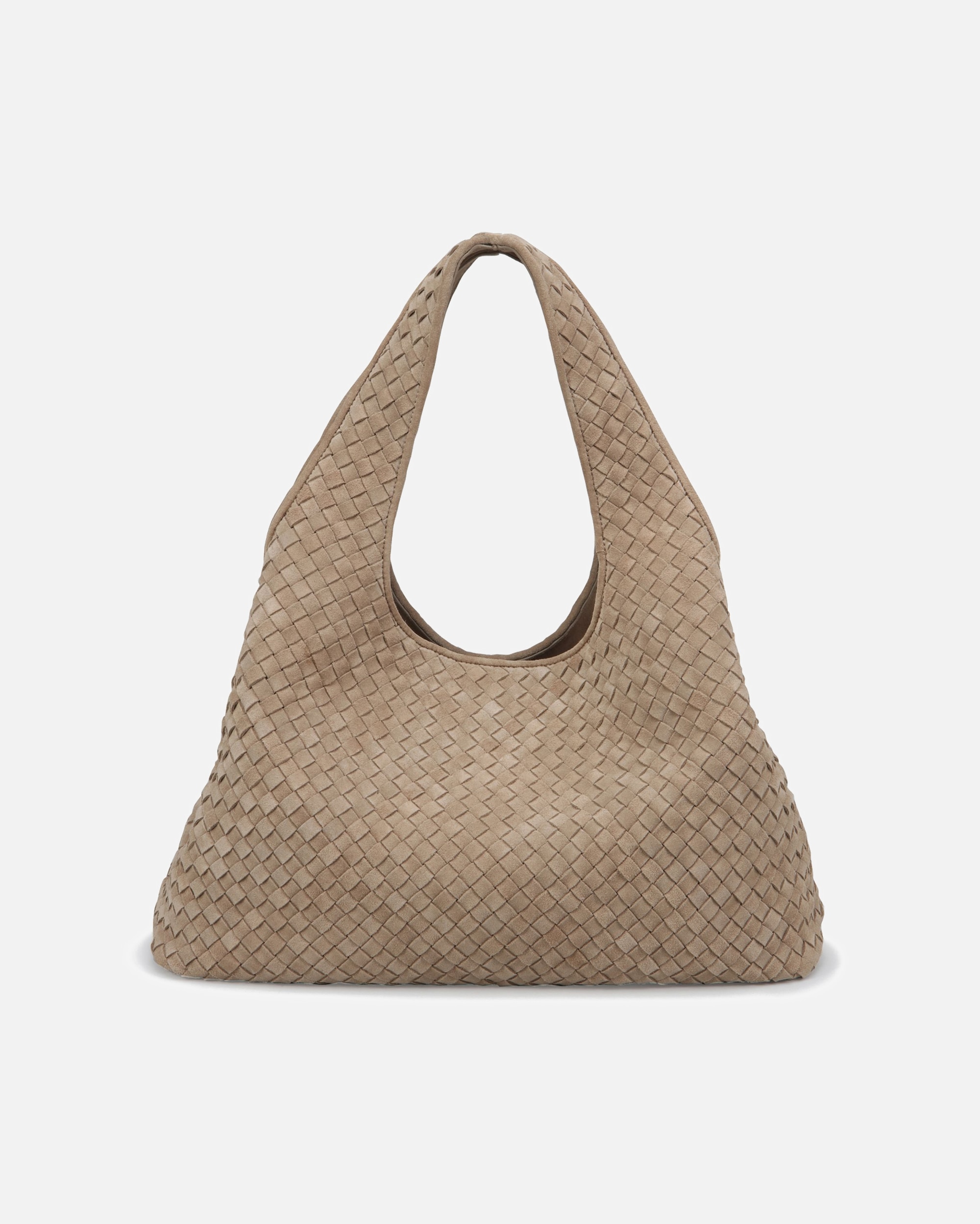 Umhängetasche für Weiblich LES VISIONNAIRES Default Brand Line PAZ Weave Schultertasche mushroom