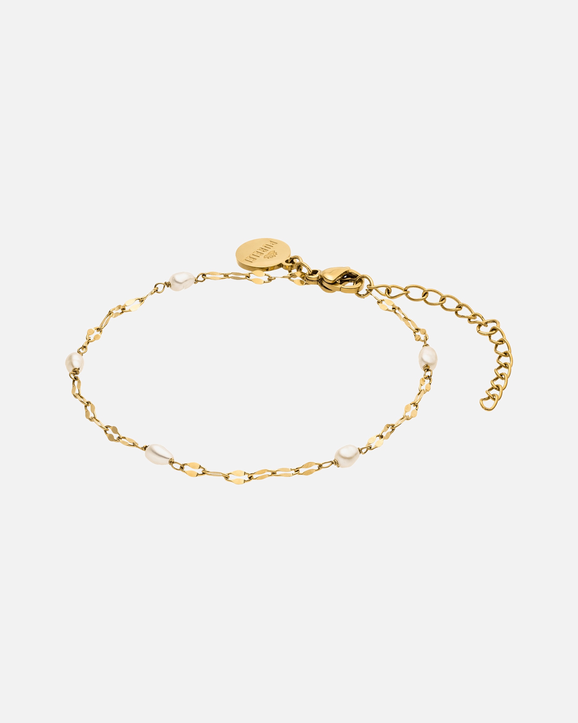 Armband für Unisex Purelei Delicate Pearl Armband 100% Edelstahl Gold