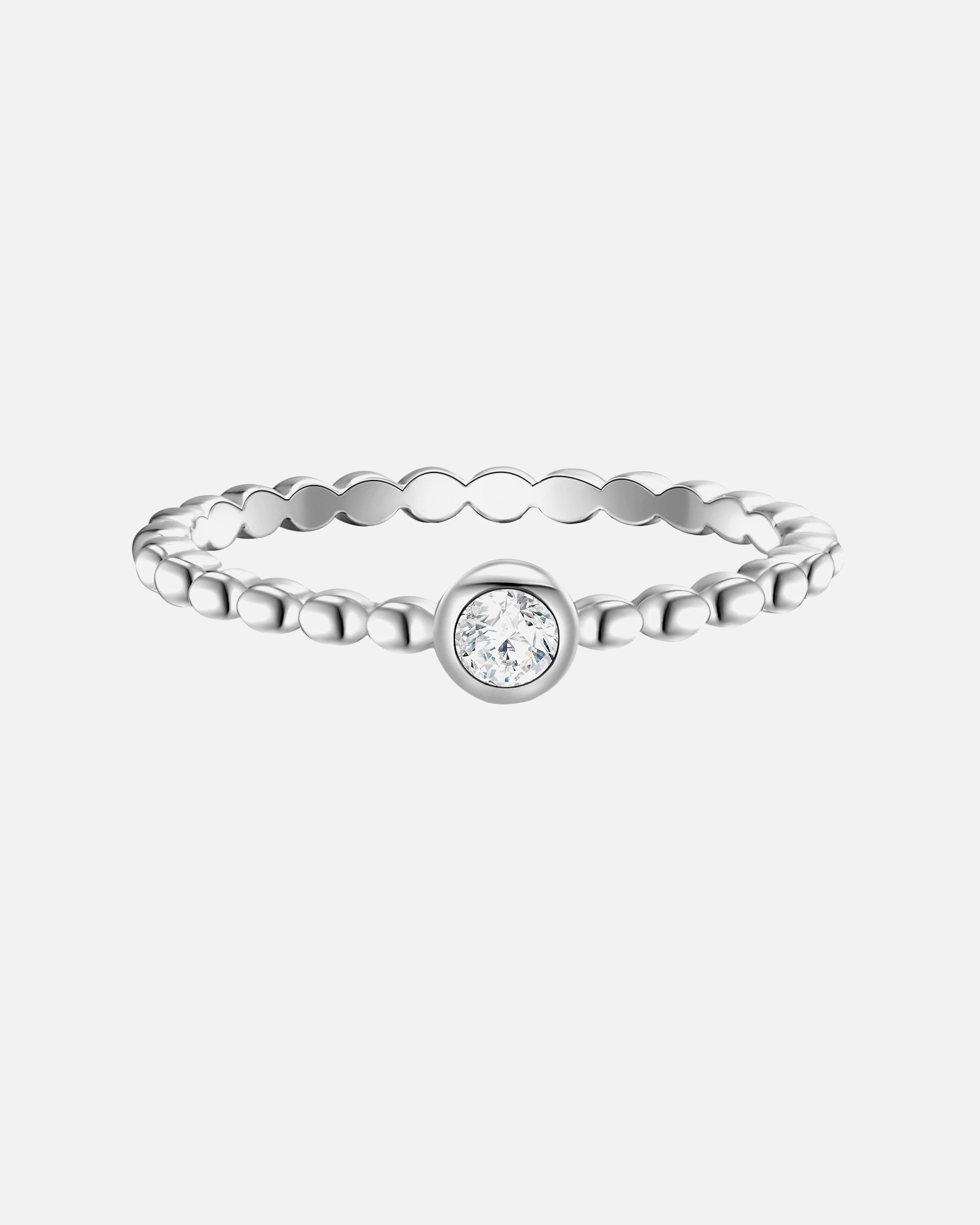 Ring für Weiblich Glanzstücke München Ring Sterling Silber Zirkonia in Silber 56