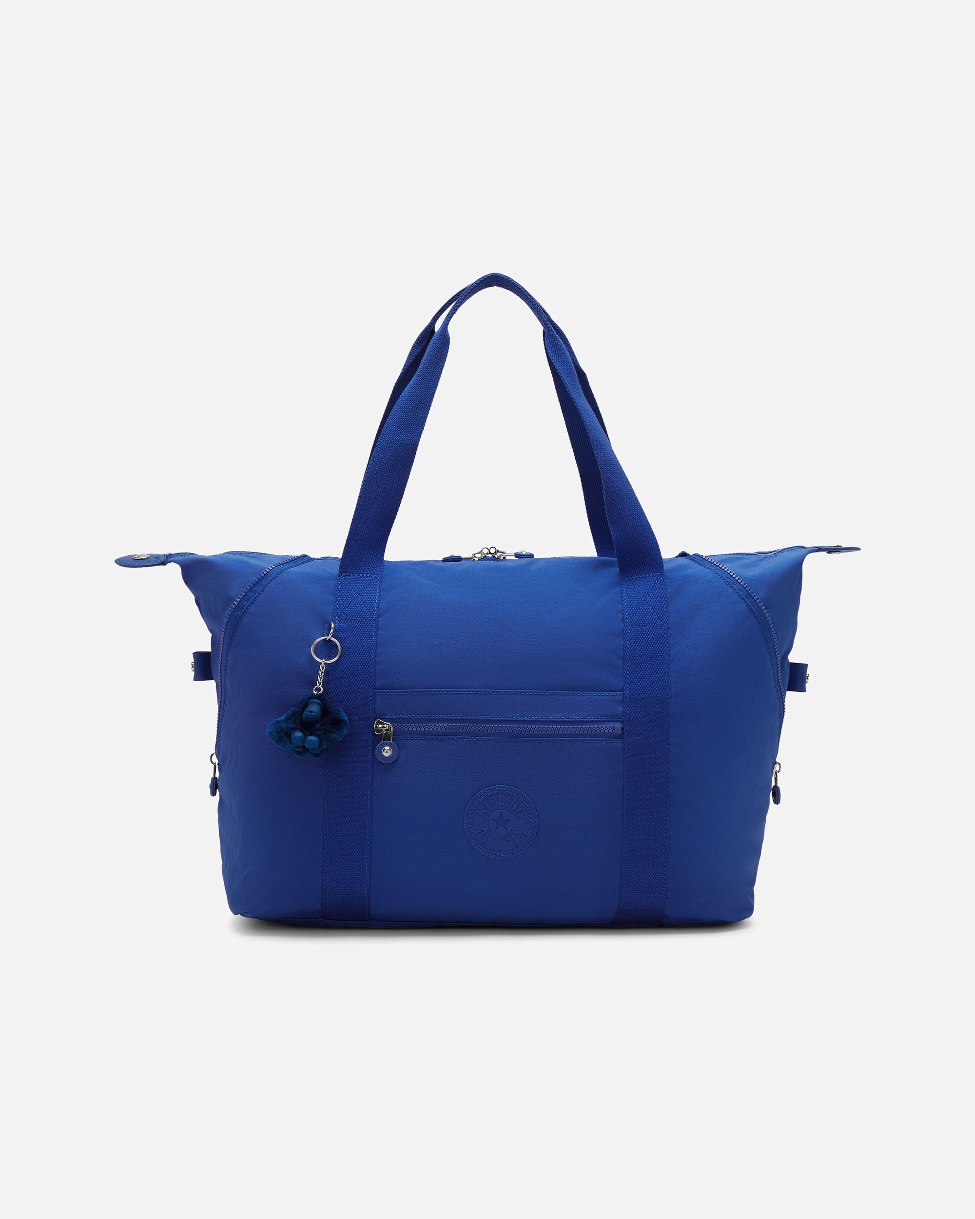 Tasche für Weiblich Kipling Basic Art Weekender Reisetasche M 58 cm blazing blue