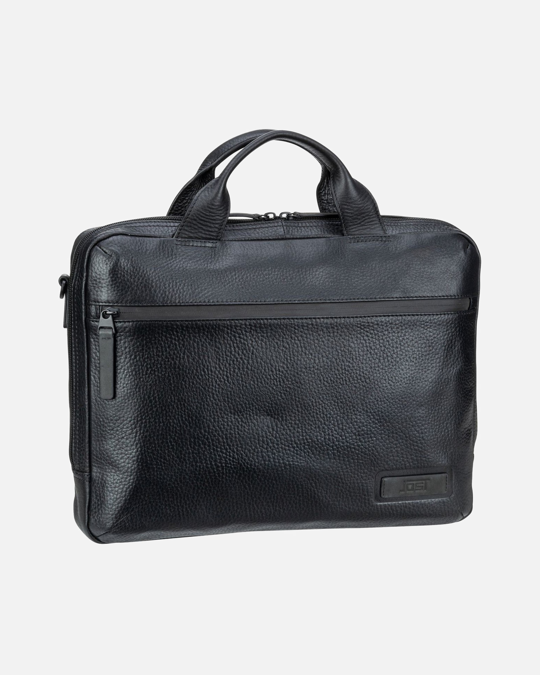 Laptoptasche für Männlich Jost Stockholm Aktentasche 37 cm Laptopfach schwarz