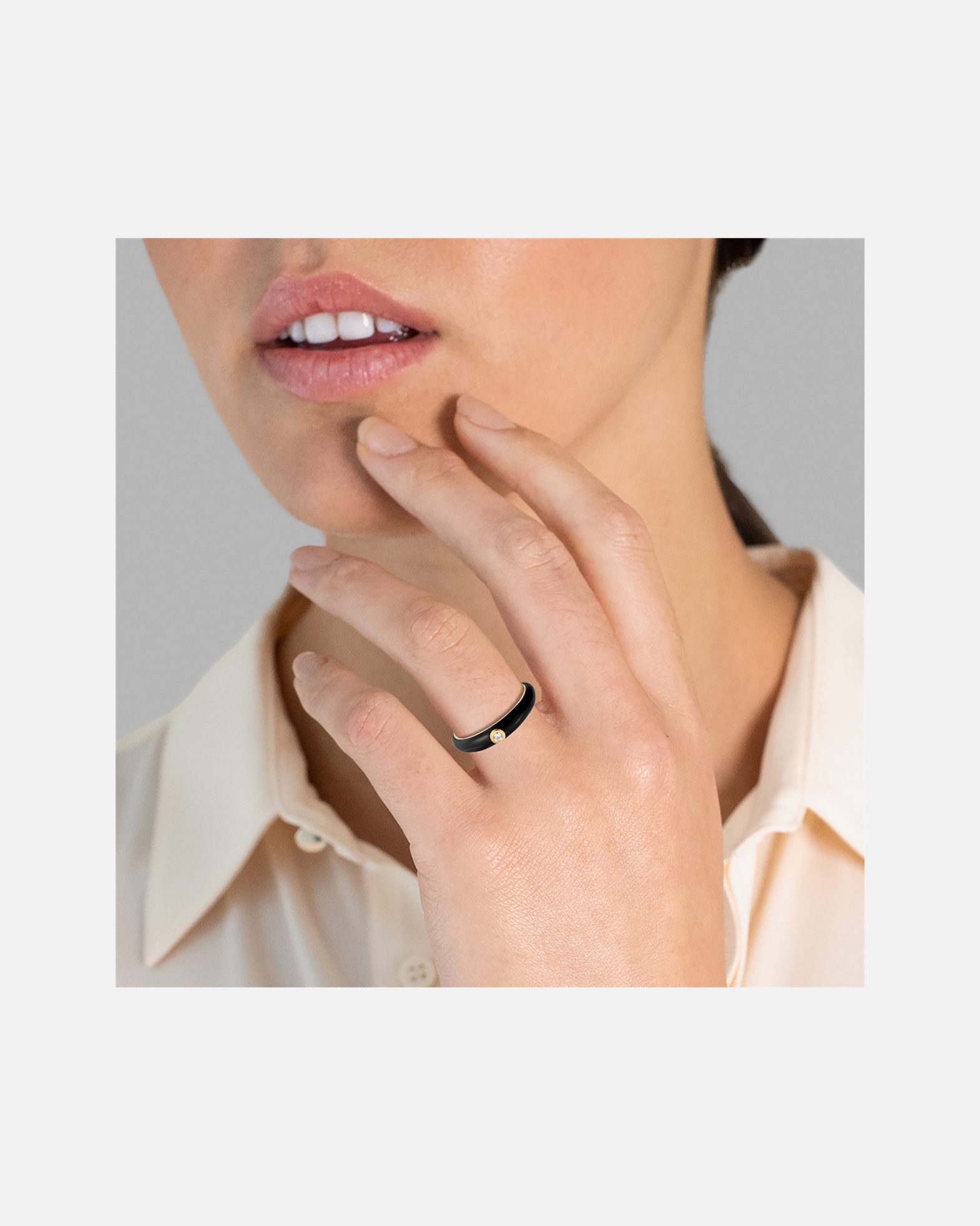 Bague for FemmeGlanzstücke MünchenBague Argent sterling Oxyde de zirconium (CZ) en Or jaune50