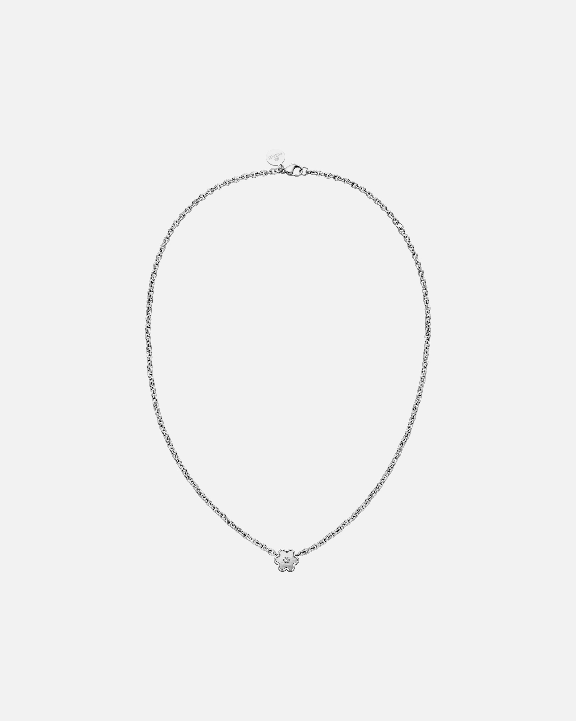 Collier for FemmePureleiFlourish Collier 100% acier inoxydableArgent