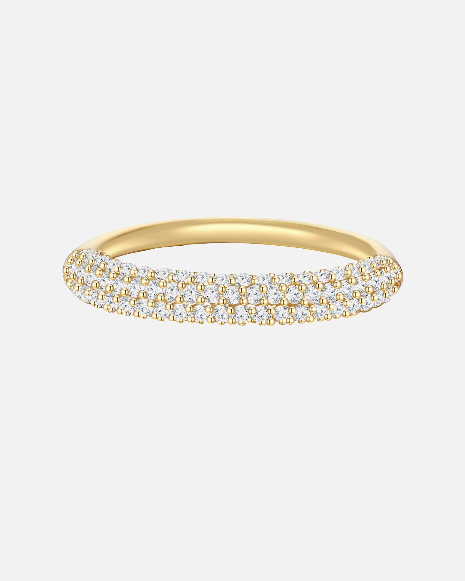 Bague for FemmeGlanzstücke MünchenBague en argent Argent sterling Oxyde de zirconium (CZ) en Or jaune50