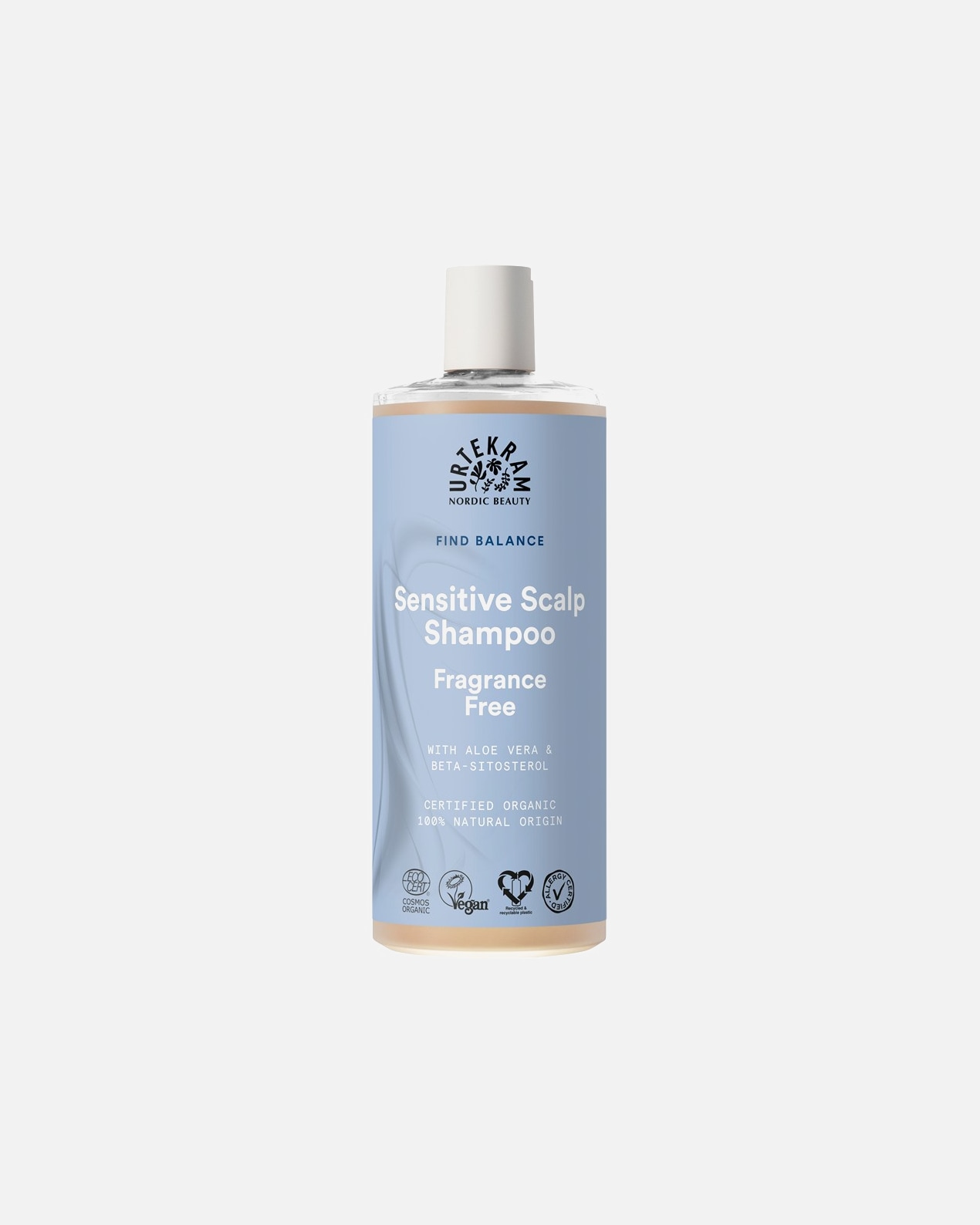 Shampoo für Weiblich Urtekram Fragrance Free Sensitive Scalp Shampoo 500 ml