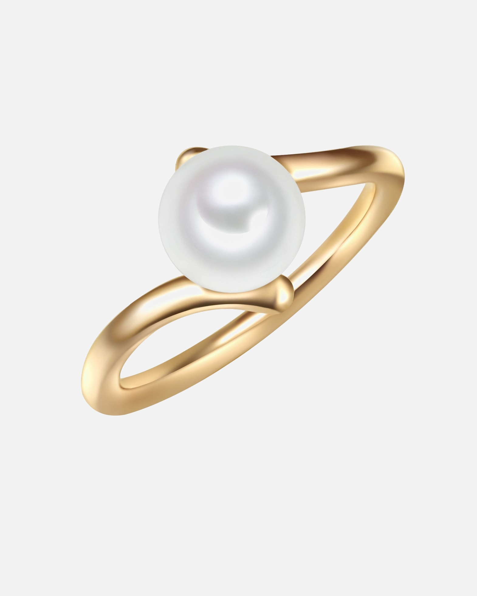 Bague for FemmeValero PearlsBague Argent sterling Perle de culture d'eau douce en Or jaune50