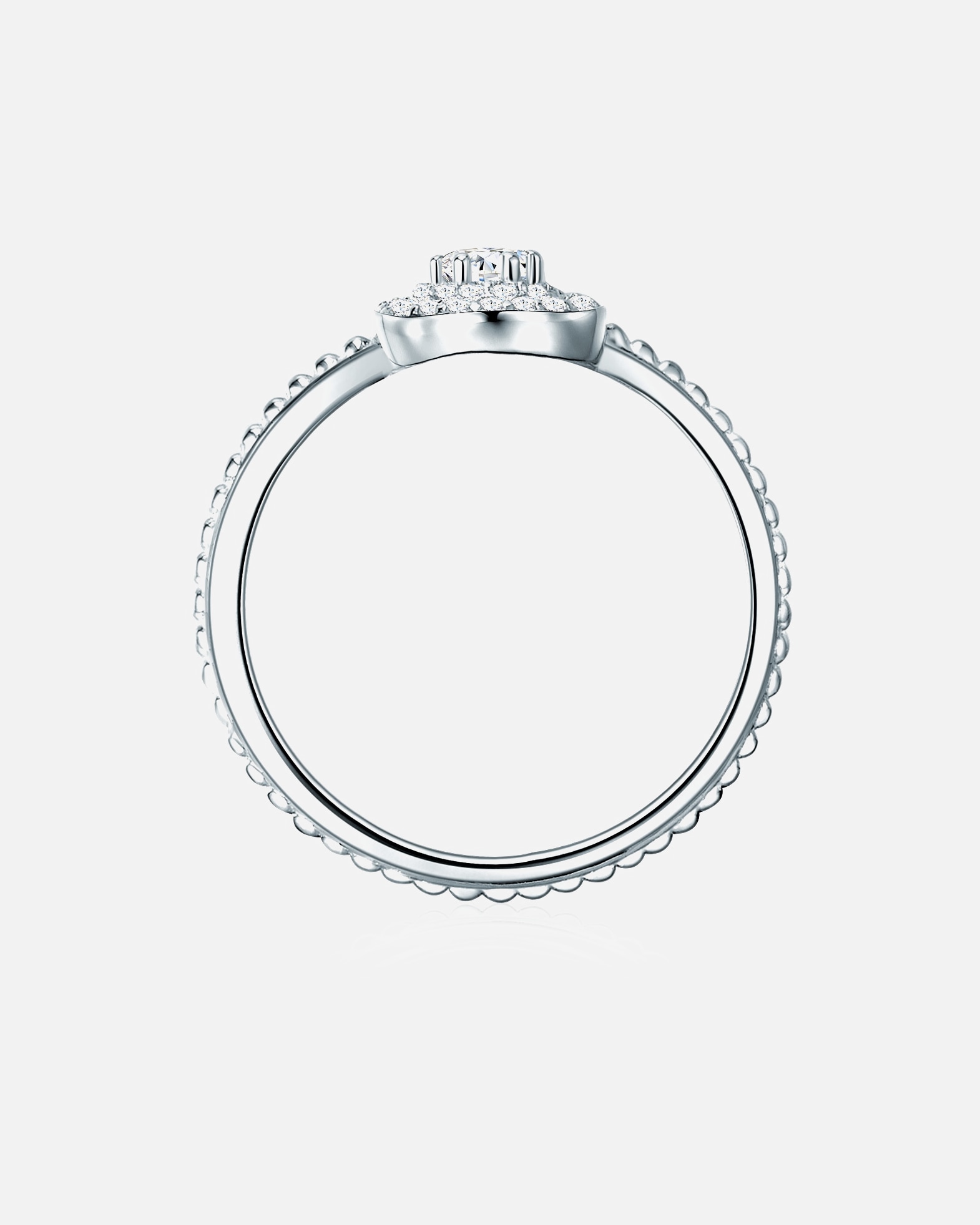 Bague for FemmeTrilaniBague en argent Argent sterling Oxyde de zirconium (CZ) en Argent58