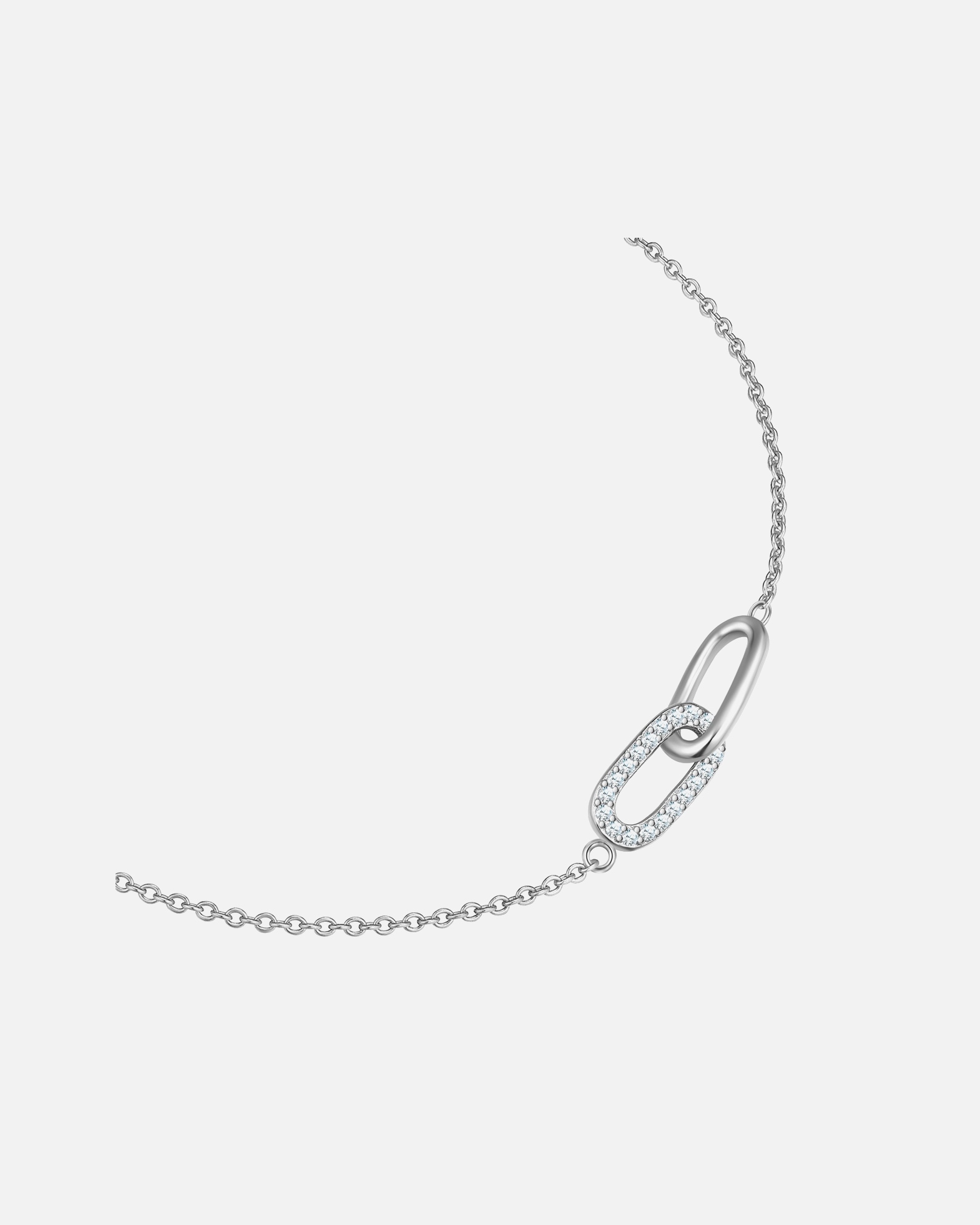 Bracelet for FemmeGlanzstücke MünchenBracelet en Argent Sterling en argent avec Zirconium17,0 cm Basislänge + 3,0 cm Verlängerung