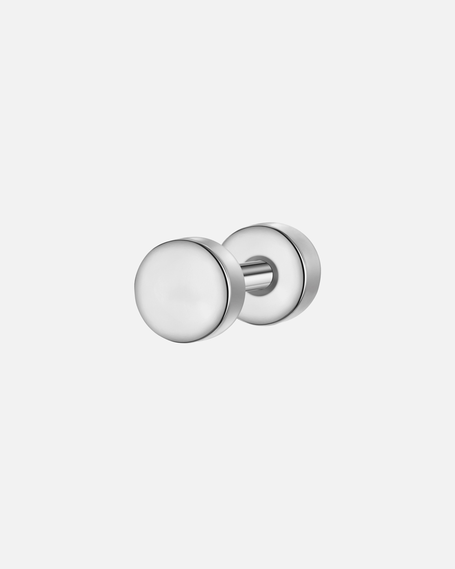Boucle d'oreilles for HommeBoucles d´oreilles en Acier inoxydable en Argent3,9 mm