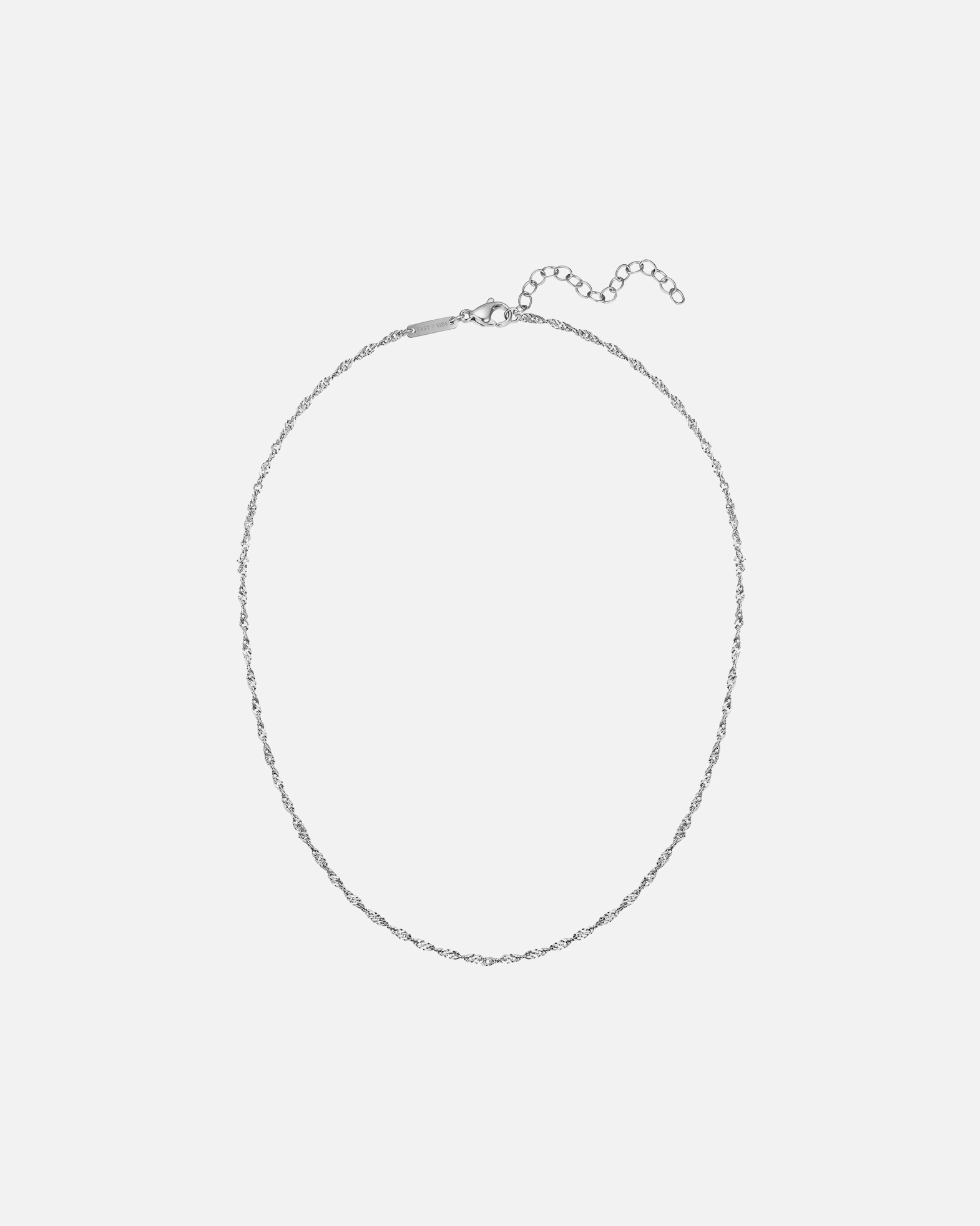 Collier for FemmeEASTSIDEChaîne en Acier inoxydable en Argent40,0 cm Basiskette + 5,0 cm Verlängerung