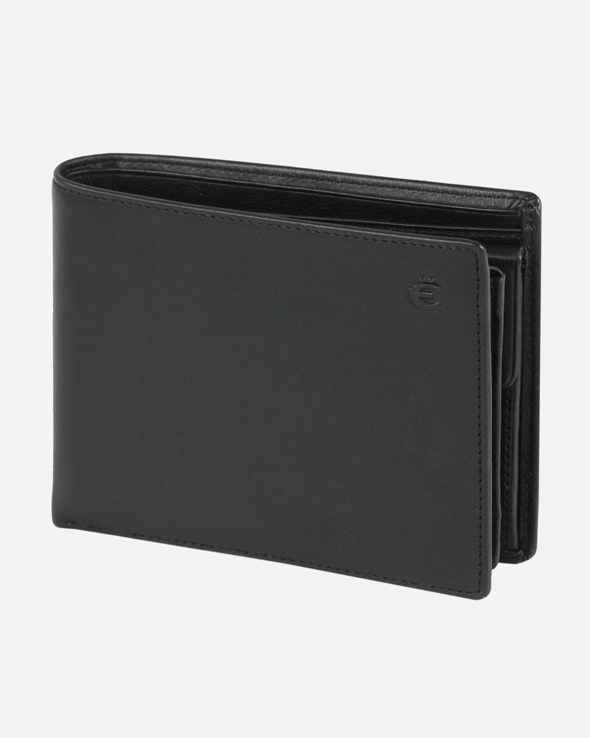 Portemonnaie für Männlich Esquire Logo Herrengeldbörse schwarz