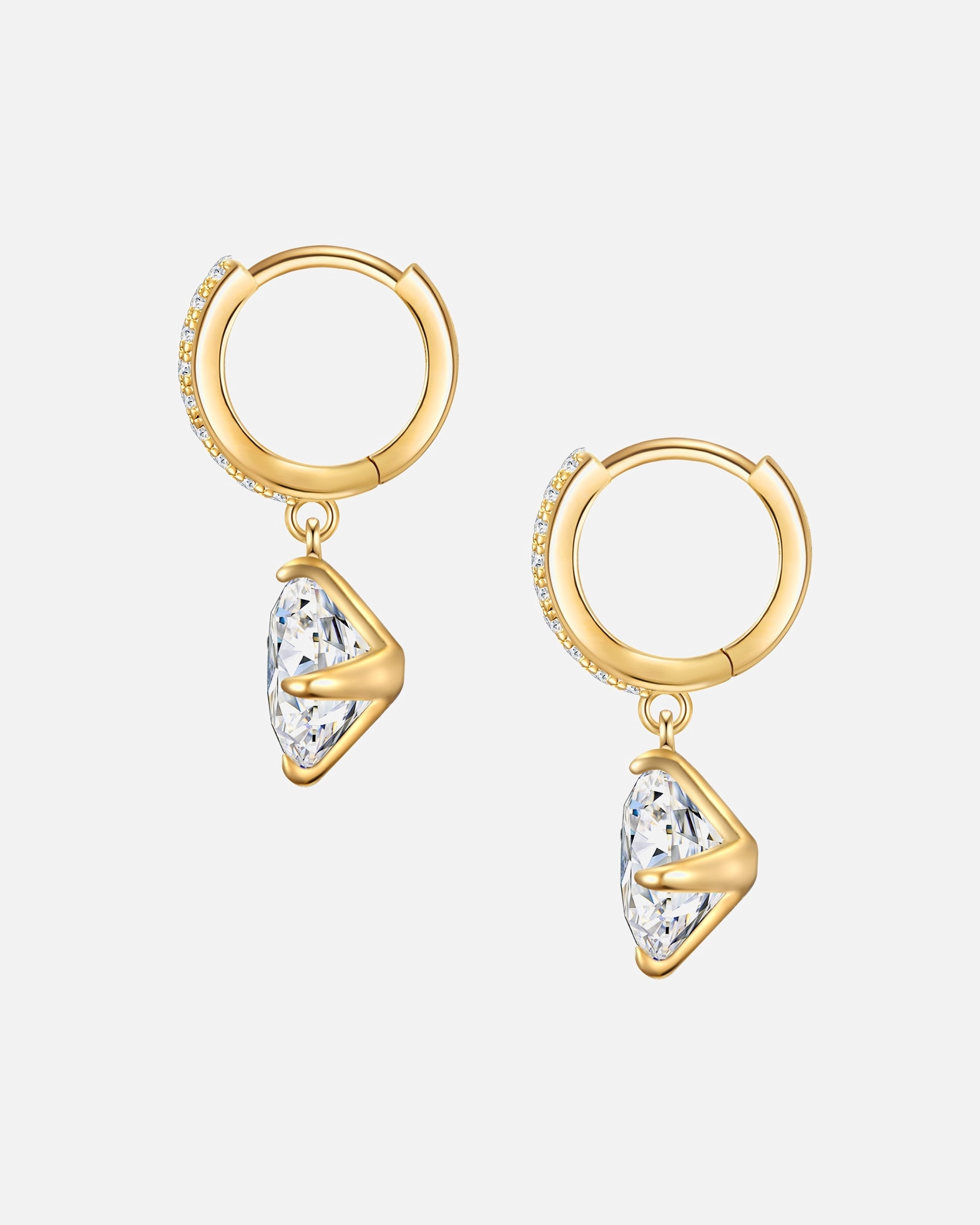 Créoles for FemmeLulu & JaneBoucles d´oreilles en Métal en Or jaune22,5 mm