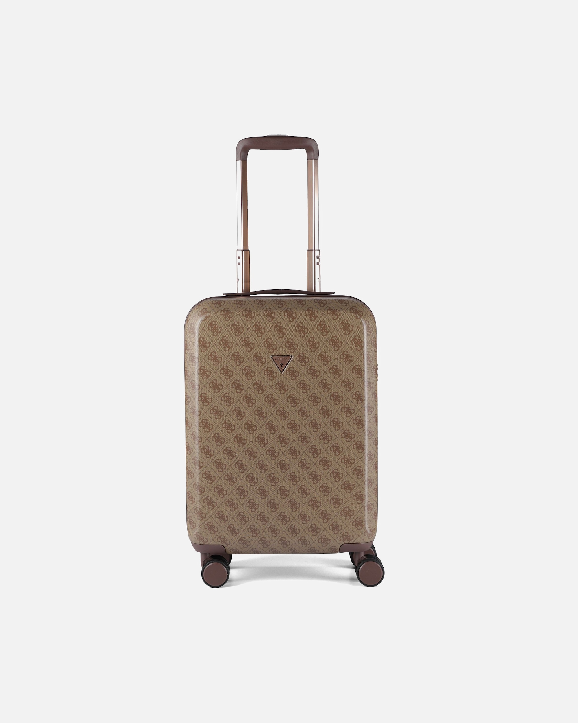 Handgepäckkoffer für Männlich Guess Latona 4 Rollen Kabinentrolley 53 cm latte logo