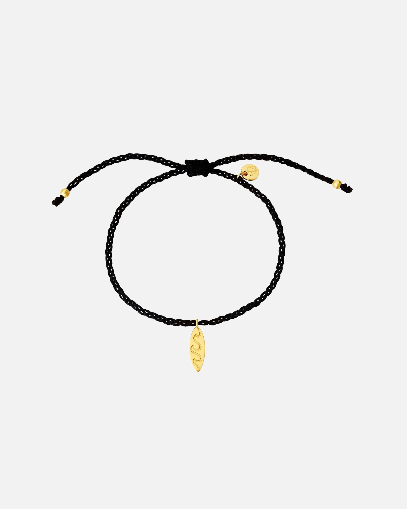 Bracelet for FemmeGlanzstücke MünchenBracelet Surfboard en argent sterling en or jaune16,0 - 22,0 cm, flexibel einstellbar